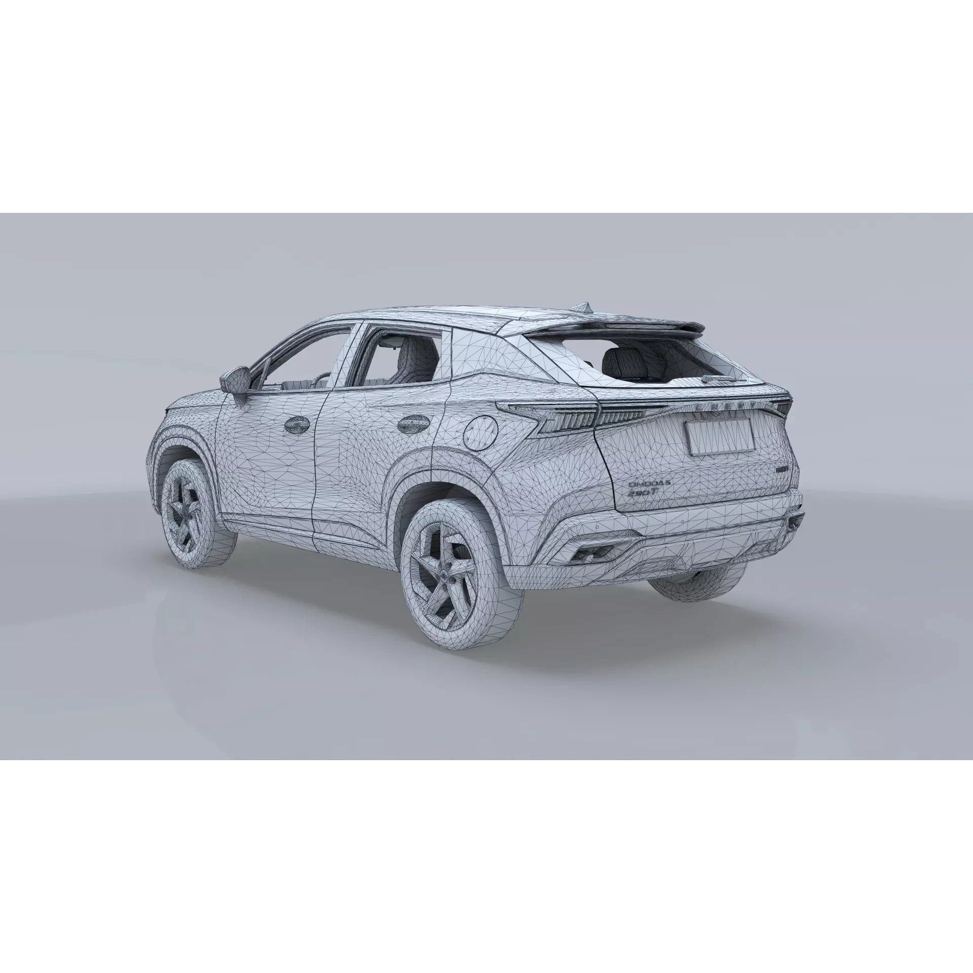 2023 CHERY OMODA 5 - Low-Poly Game-Ready 3D Model - View 23