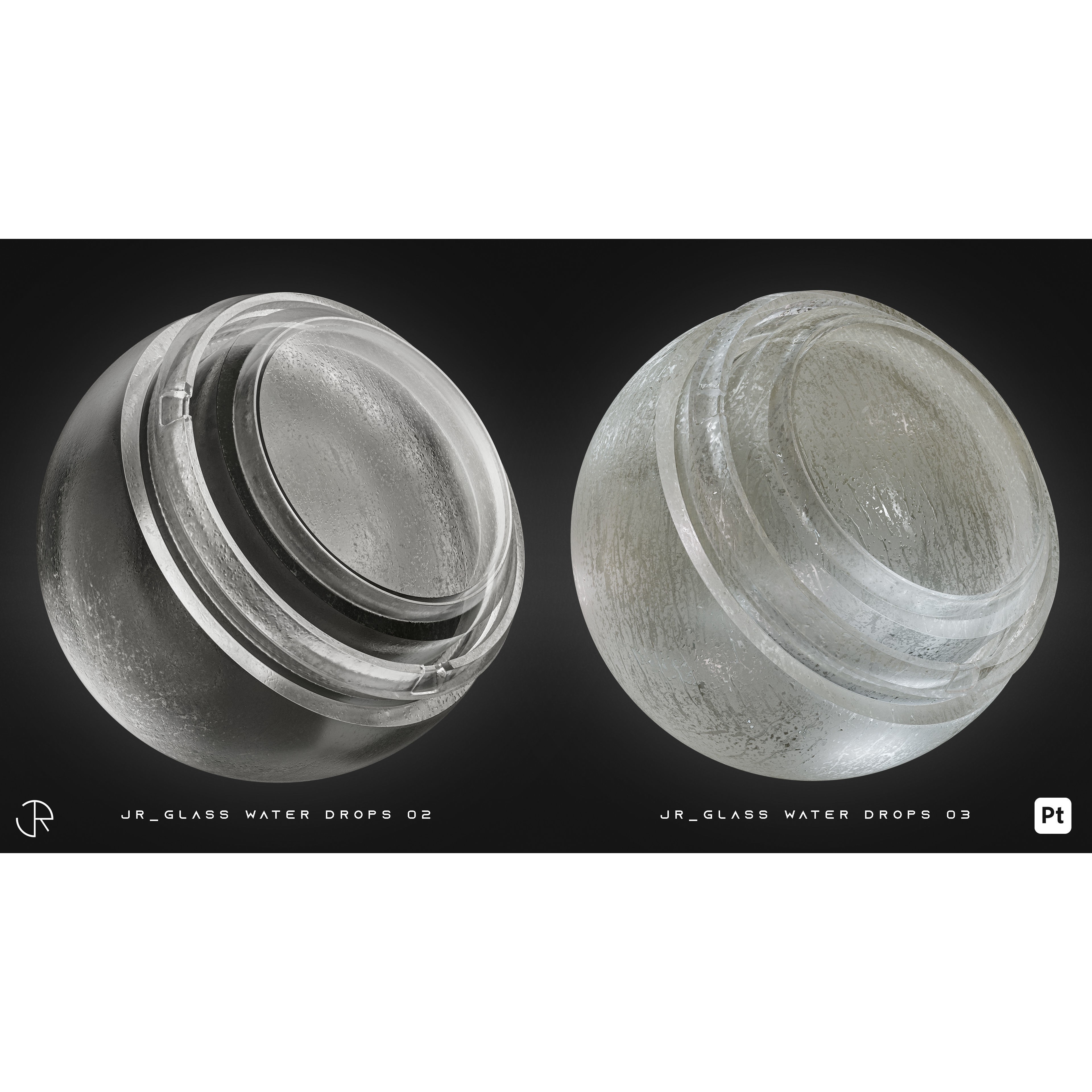 Glass Smart Materials 3D Model – High-Detail Customizable Textures, spsm - View 10