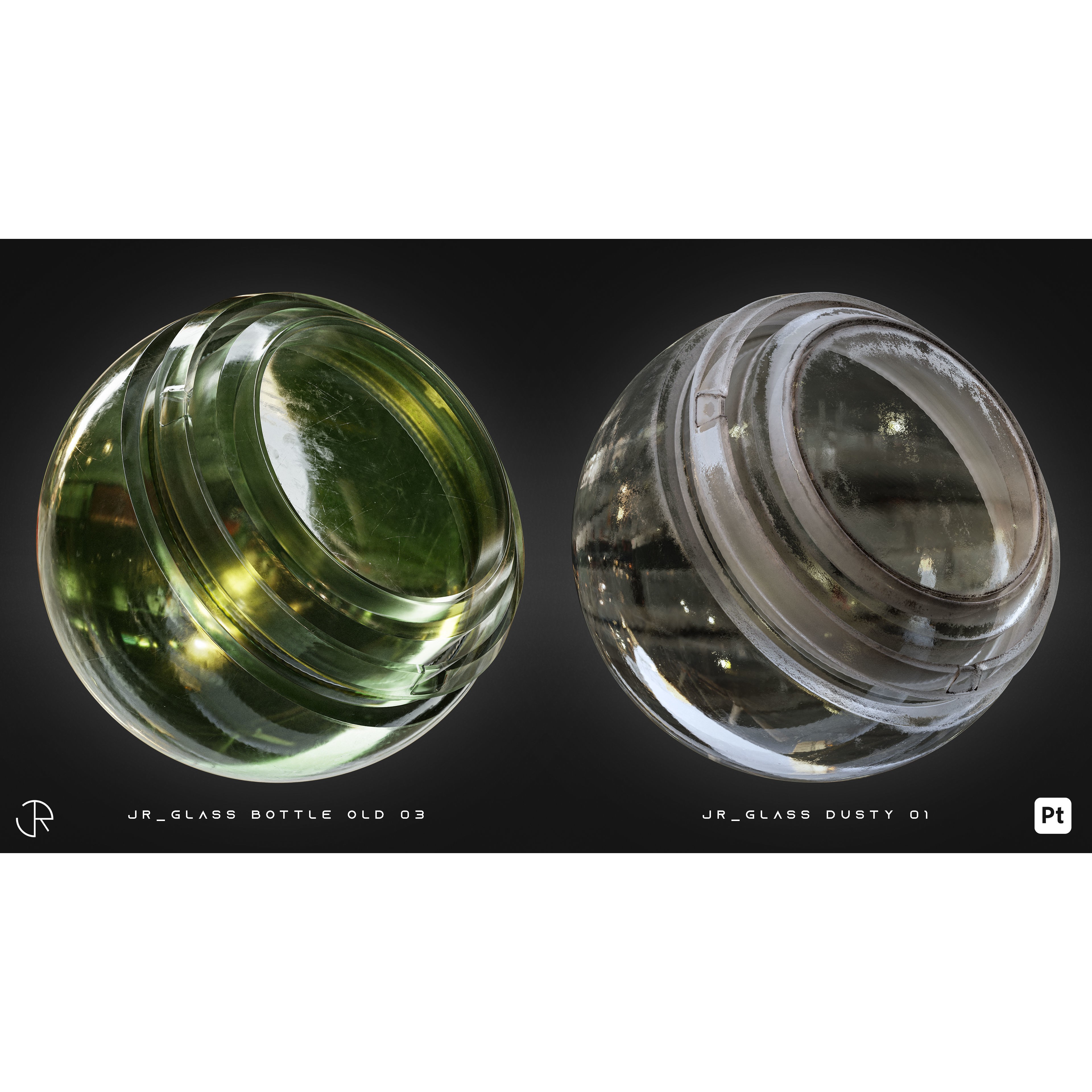 Glass Smart Materials 3D Model – High-Detail Customizable Textures, spsm - View 17