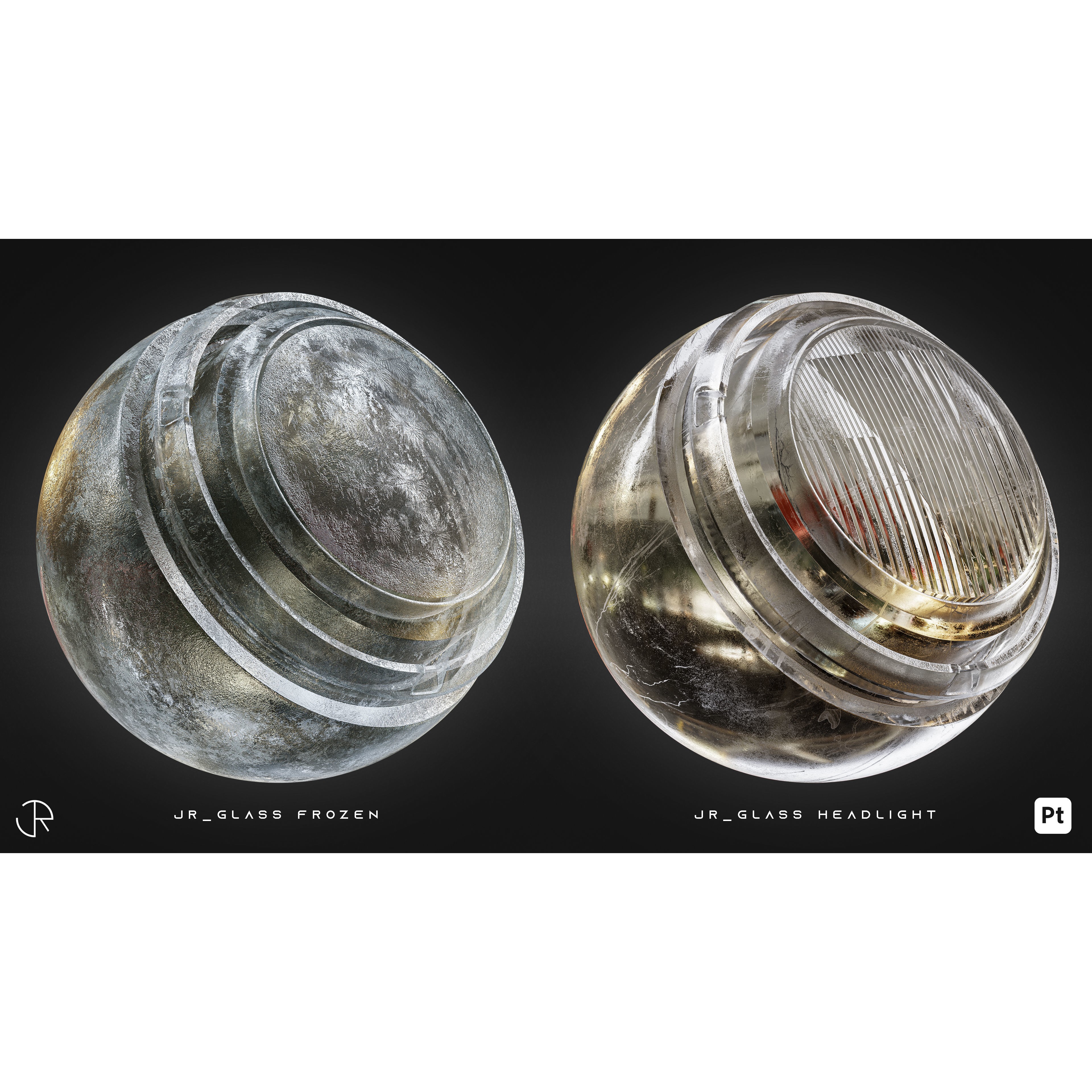 Glass Smart Materials 3D Model – High-Detail Customizable Textures, spsm - View 18