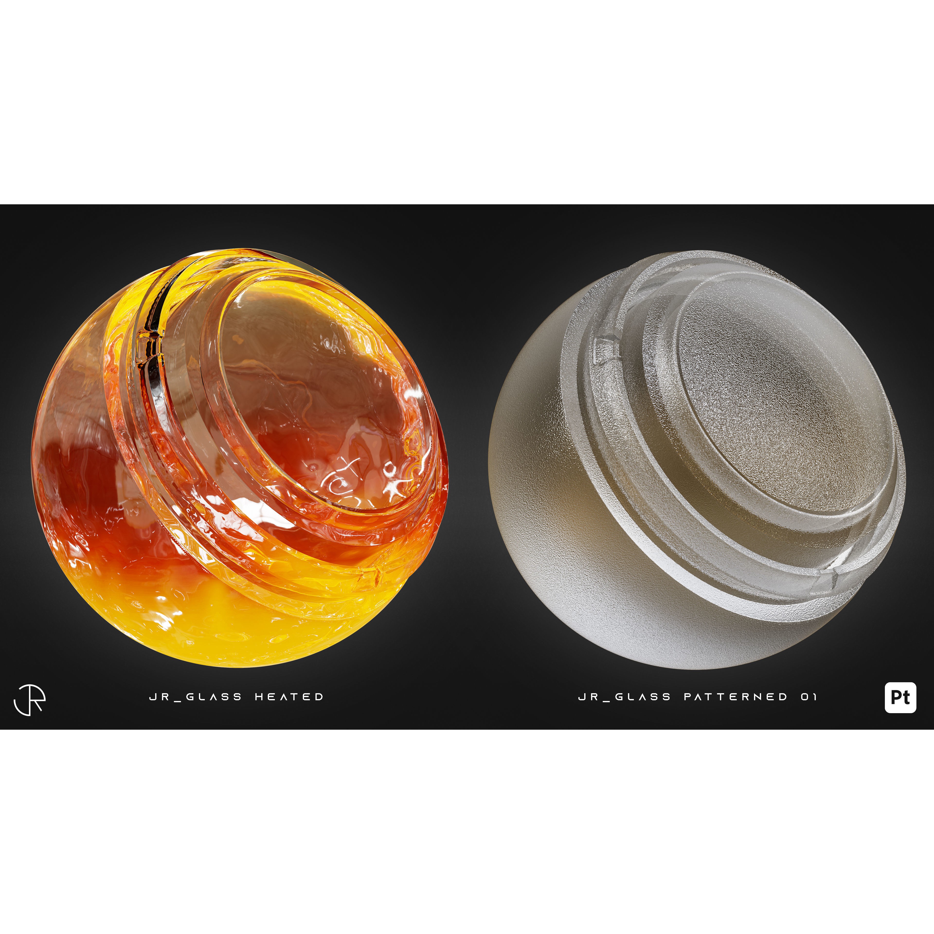 Glass Smart Materials 3D Model – High-Detail Customizable Textures, spsm - View 19