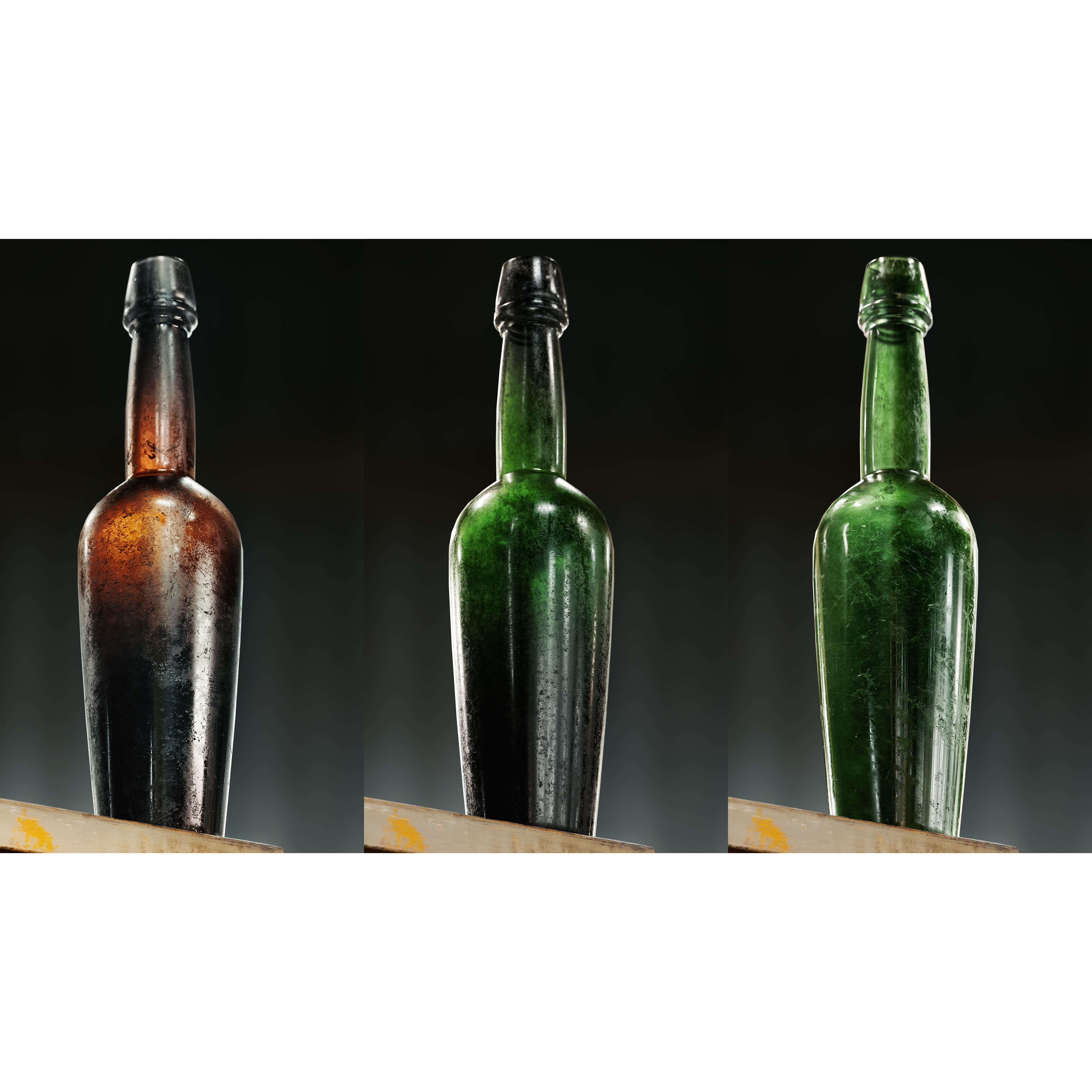 Glass Smart Materials 3D Model – High-Detail Customizable Textures, spsm - View 4