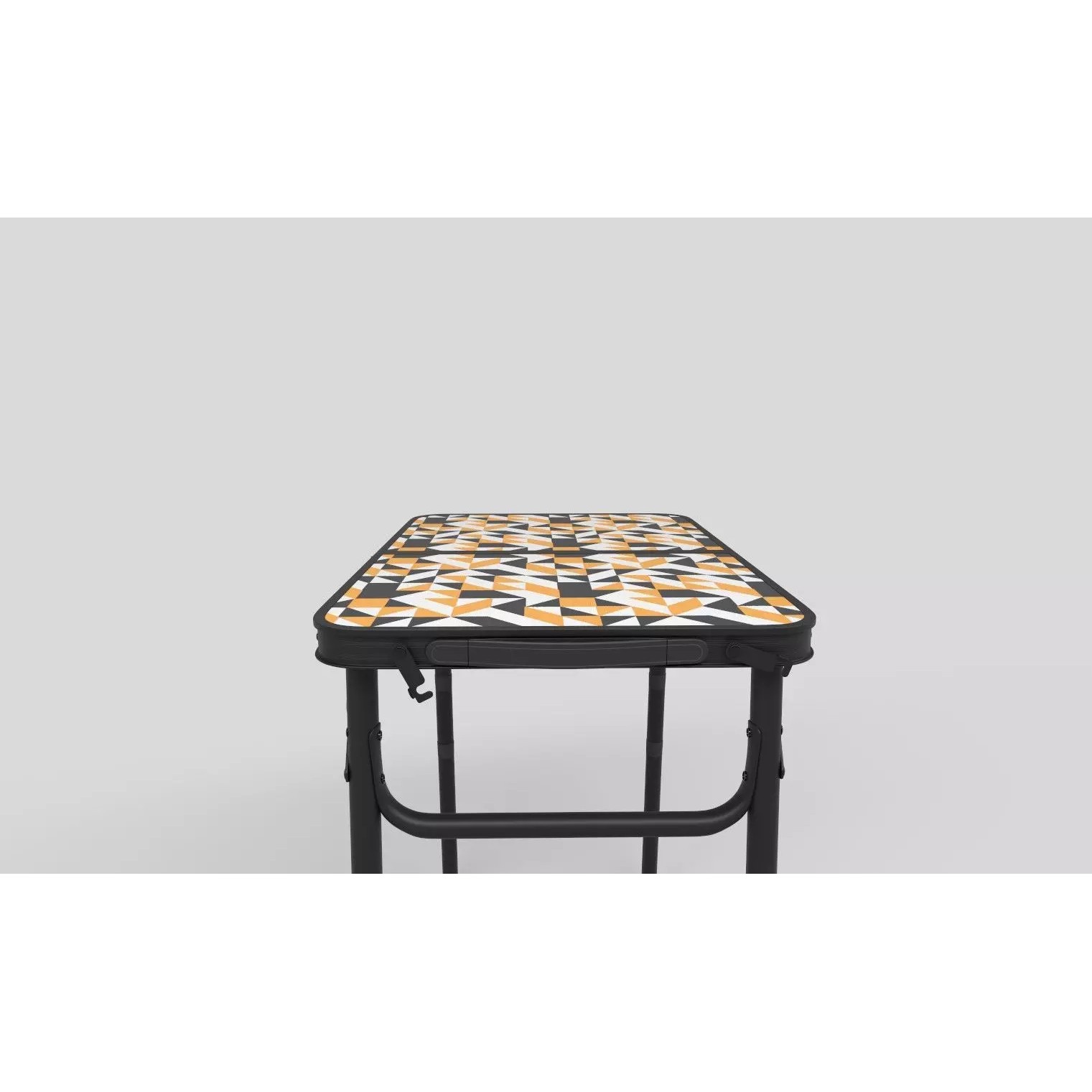 Folding Portable Table 3D Model – Floral Pattern, PBR Textures, FBX, OBJ