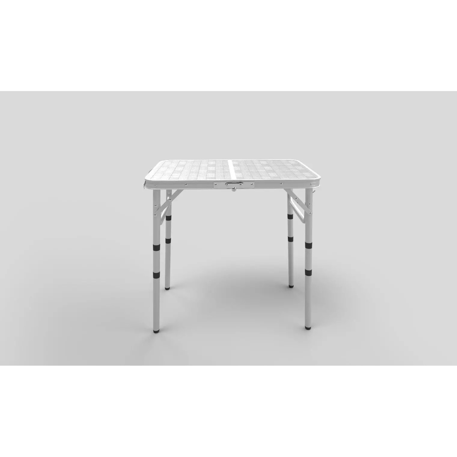 Folding Portable Table 3D Model – Floral Pattern, PBR Textures, FBX, OBJ - View 4