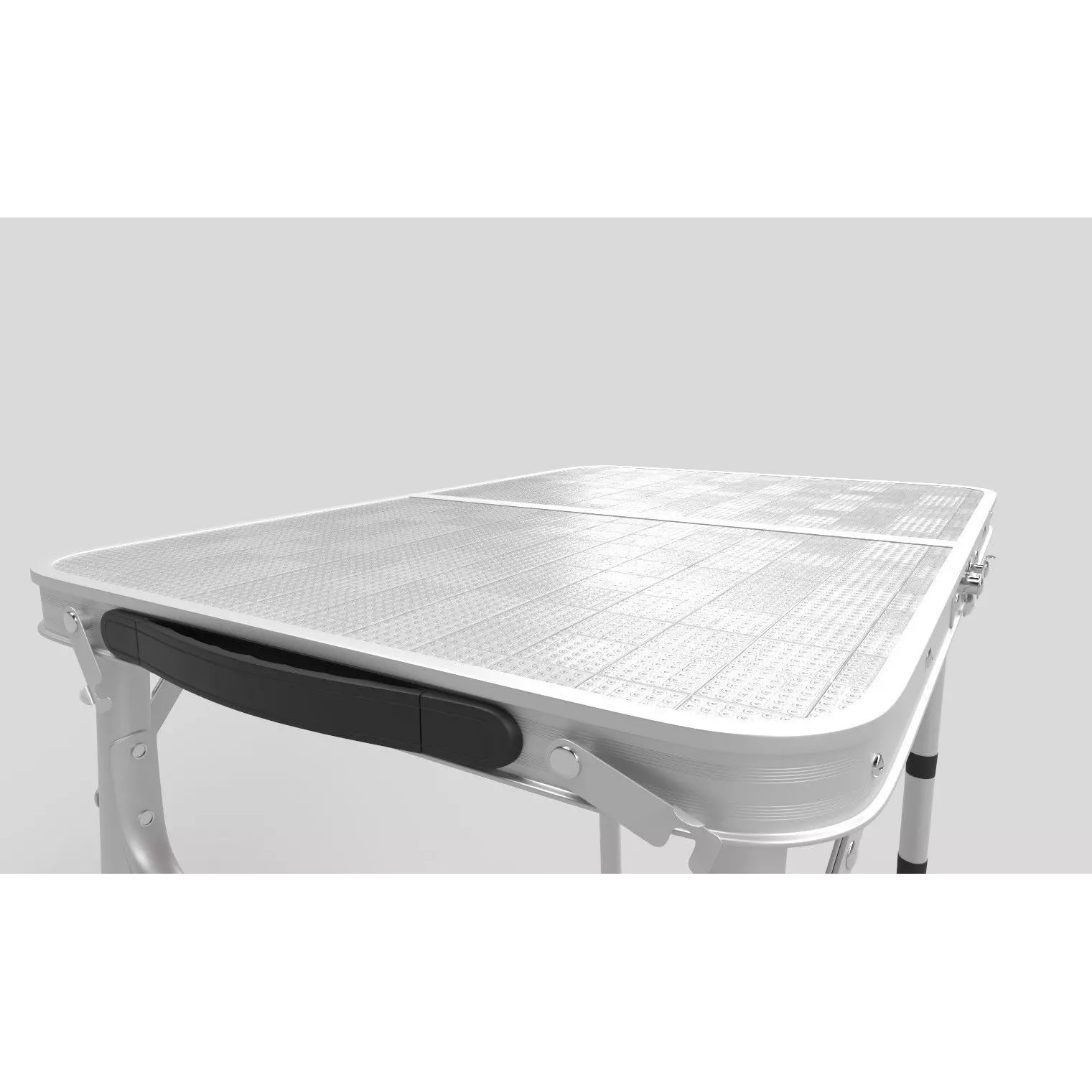 Folding Portable Table 3D Model – Floral Pattern, PBR Textures, FBX, OBJ - View 8