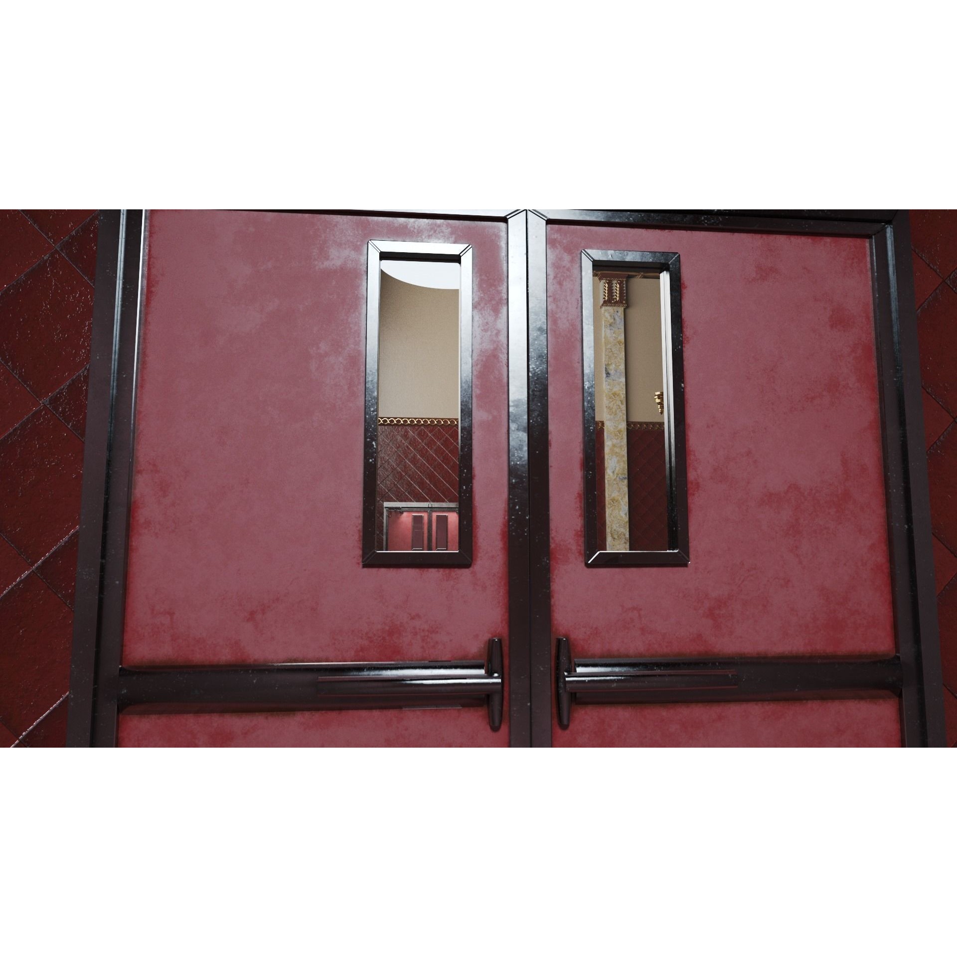 Classic Movie Theater Interior 3D Model – High Poly PBR Asset, FBX - View 7