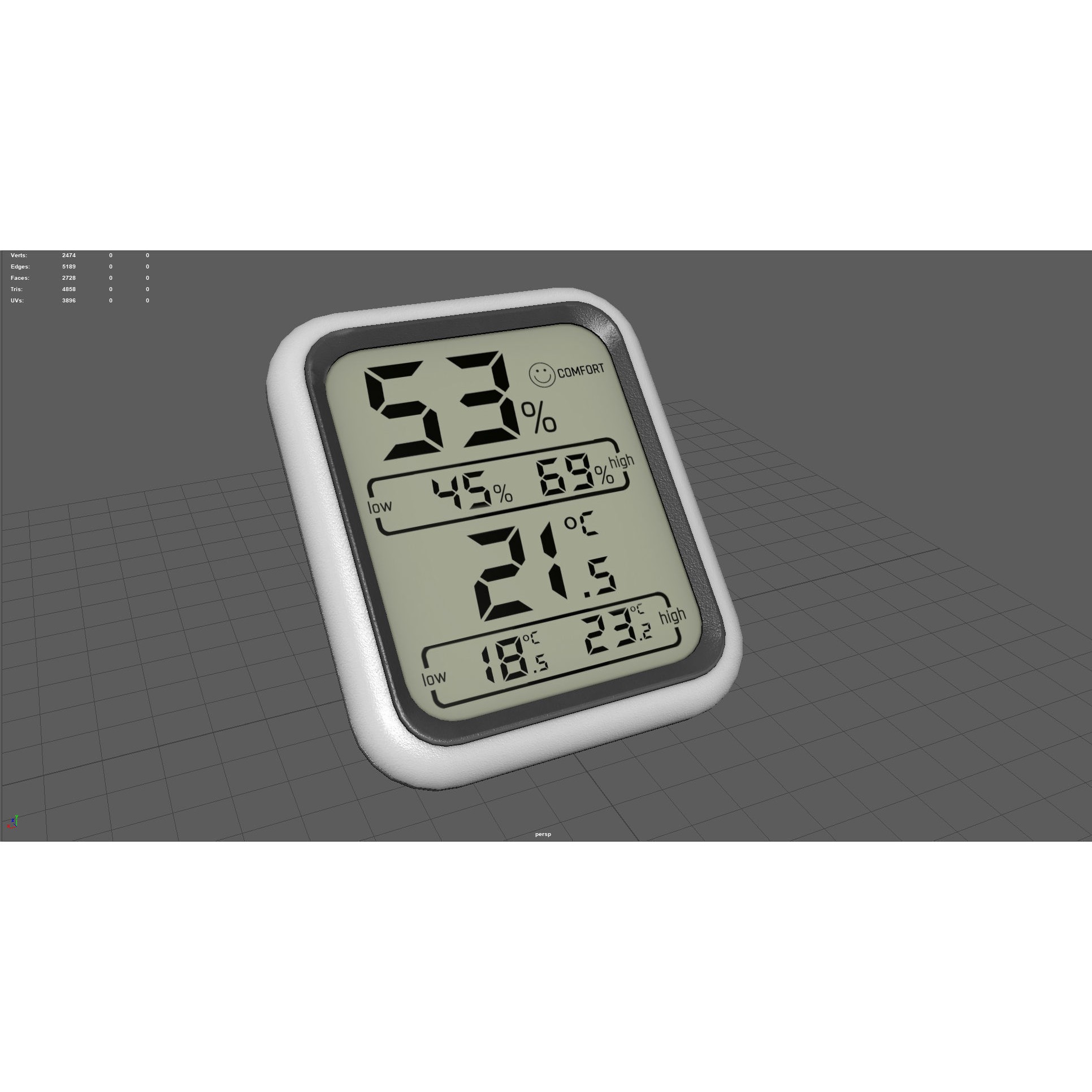 Weather Station 3D Model – Low Poly PBR Asset, Multiple Formats - View 6