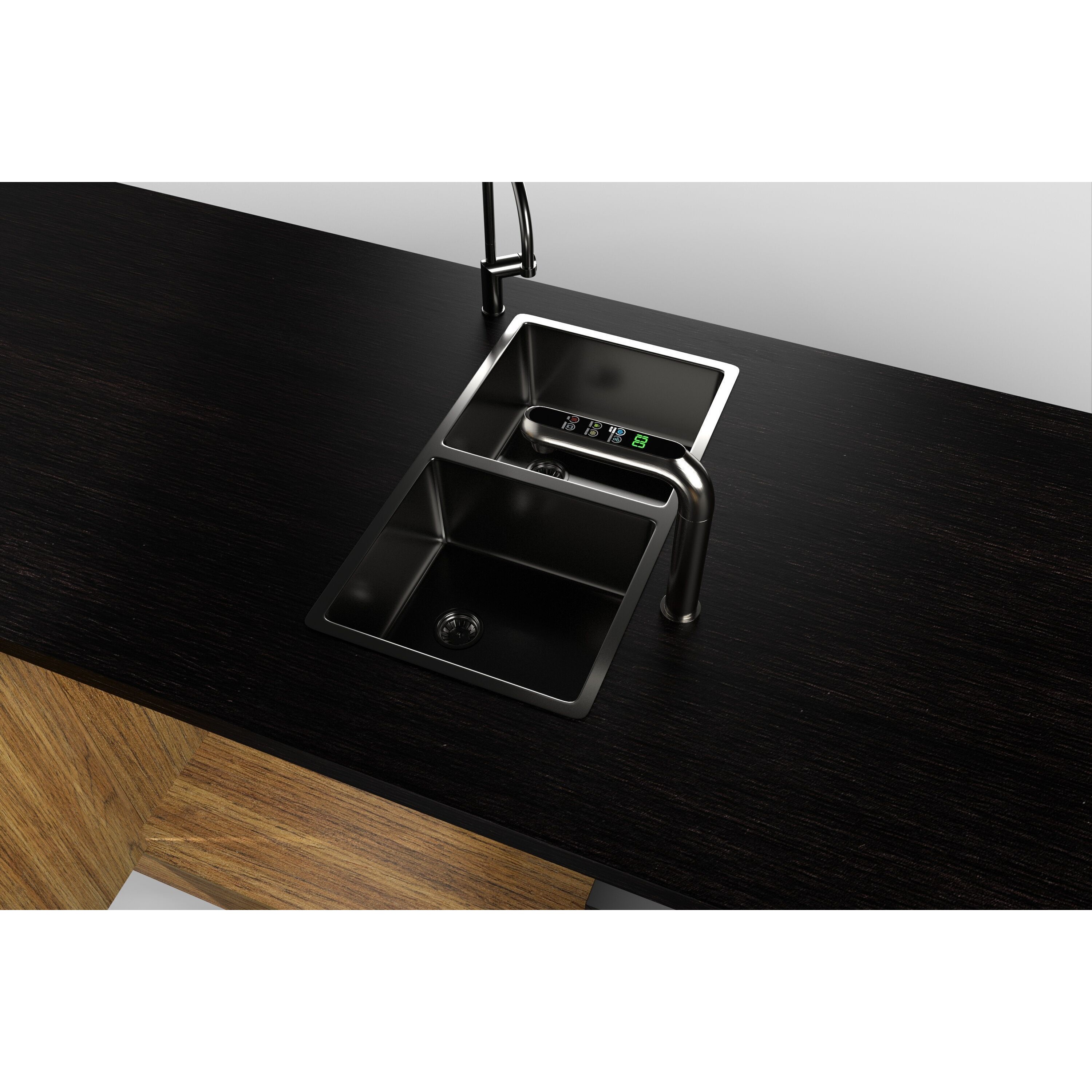 Kitchen Counter 3D Model – PBR Low Poly with Water Filter, FBX - View 9