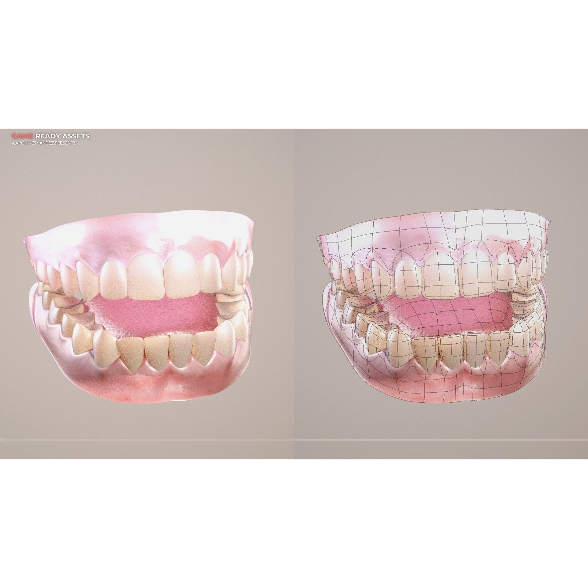 Lifelike Male Base - Low-Poly Game-Ready 3D Model - View 12