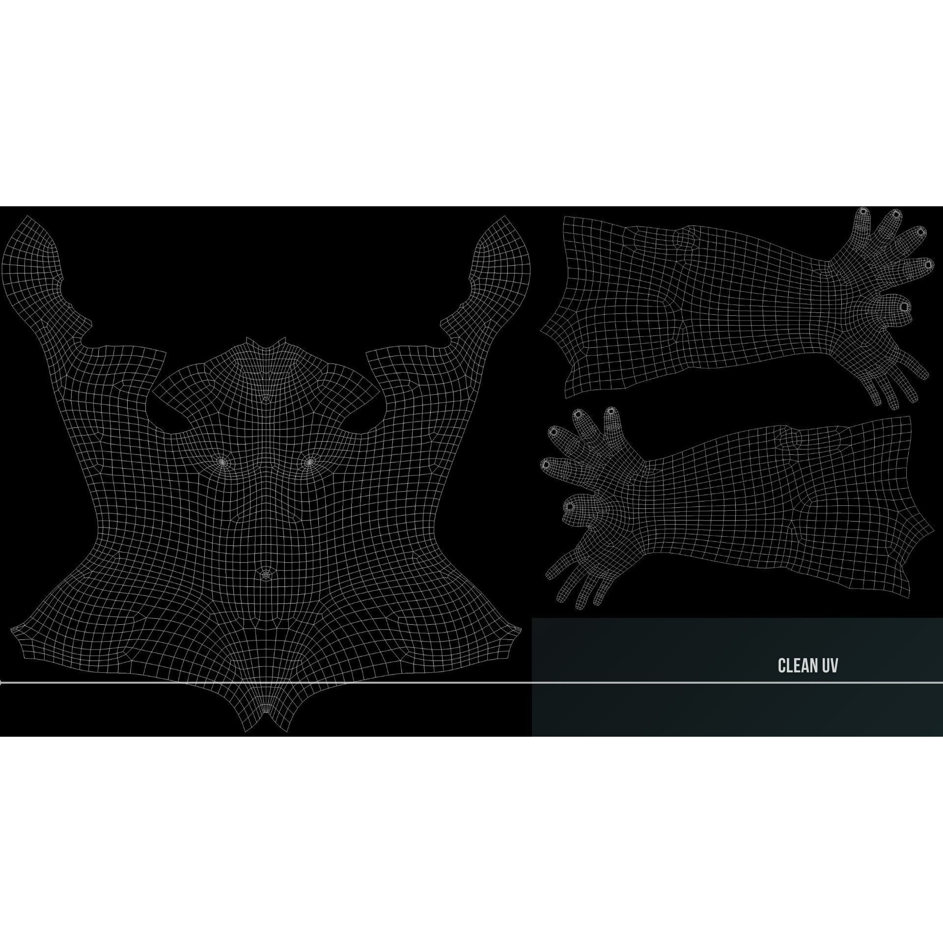 Lifelike Male Base - Low-Poly Game-Ready 3D Model - View 42