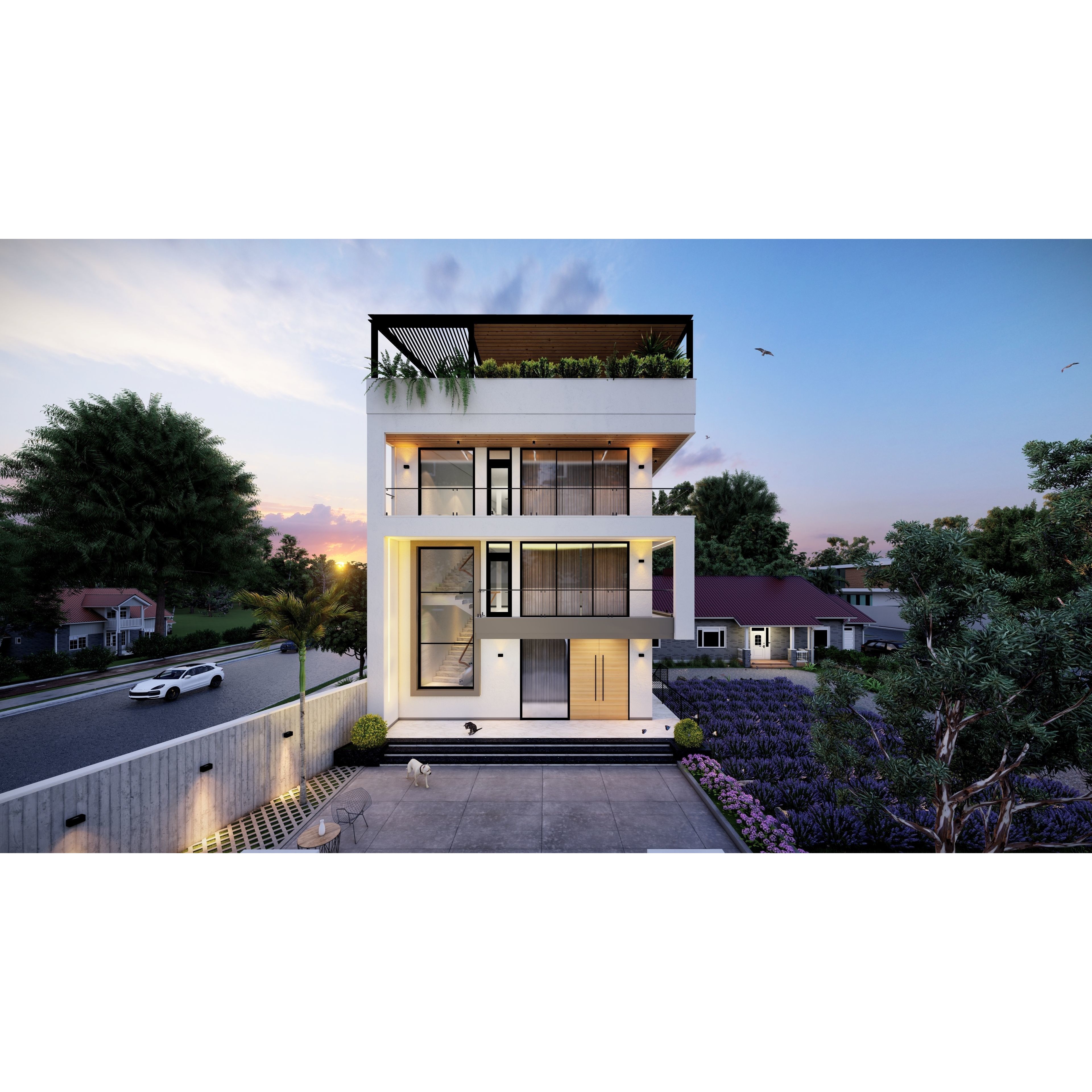 QD Living Room - Fully Textured Interior 3D Model - View 14