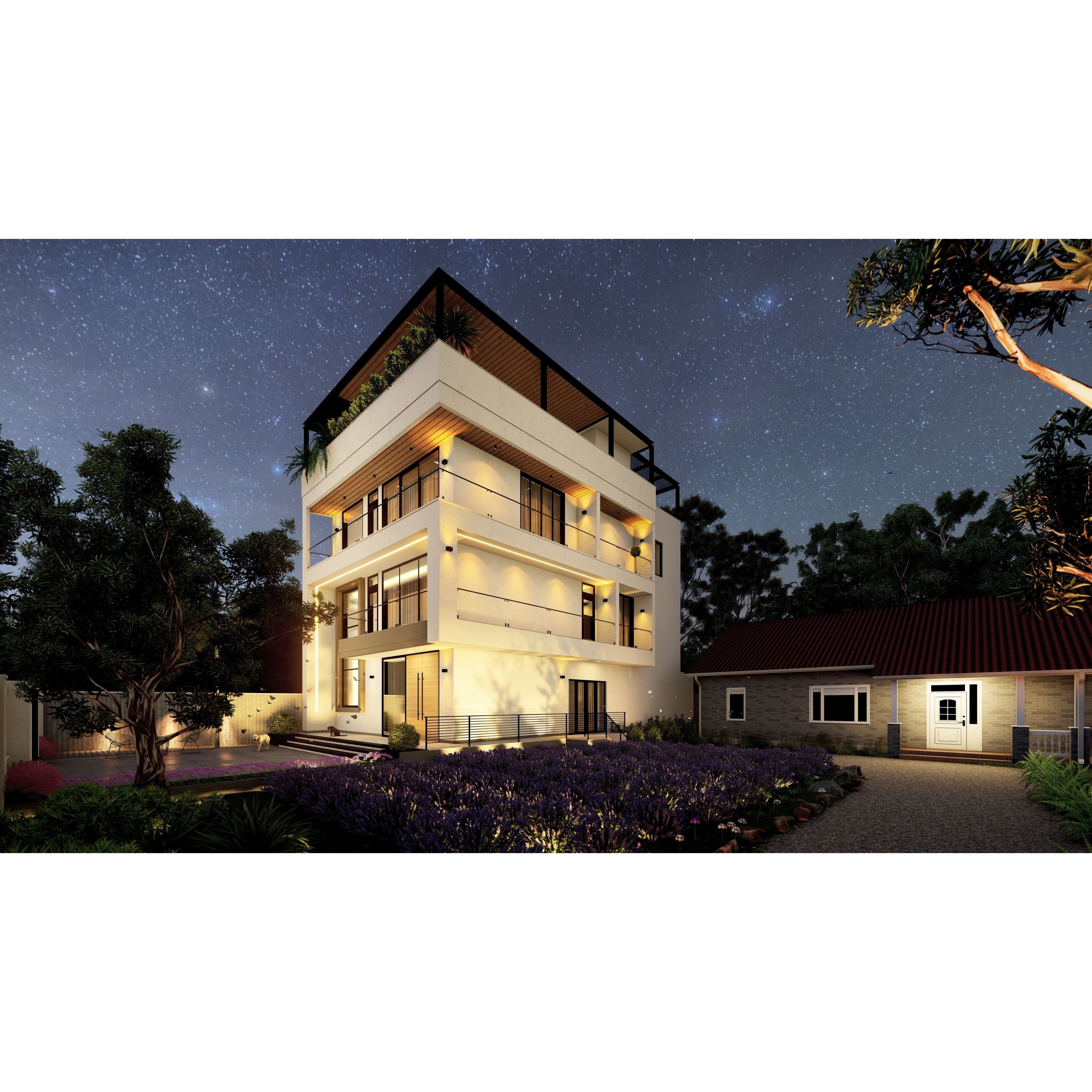 QD Living Room - Fully Textured Interior 3D Model - View 15