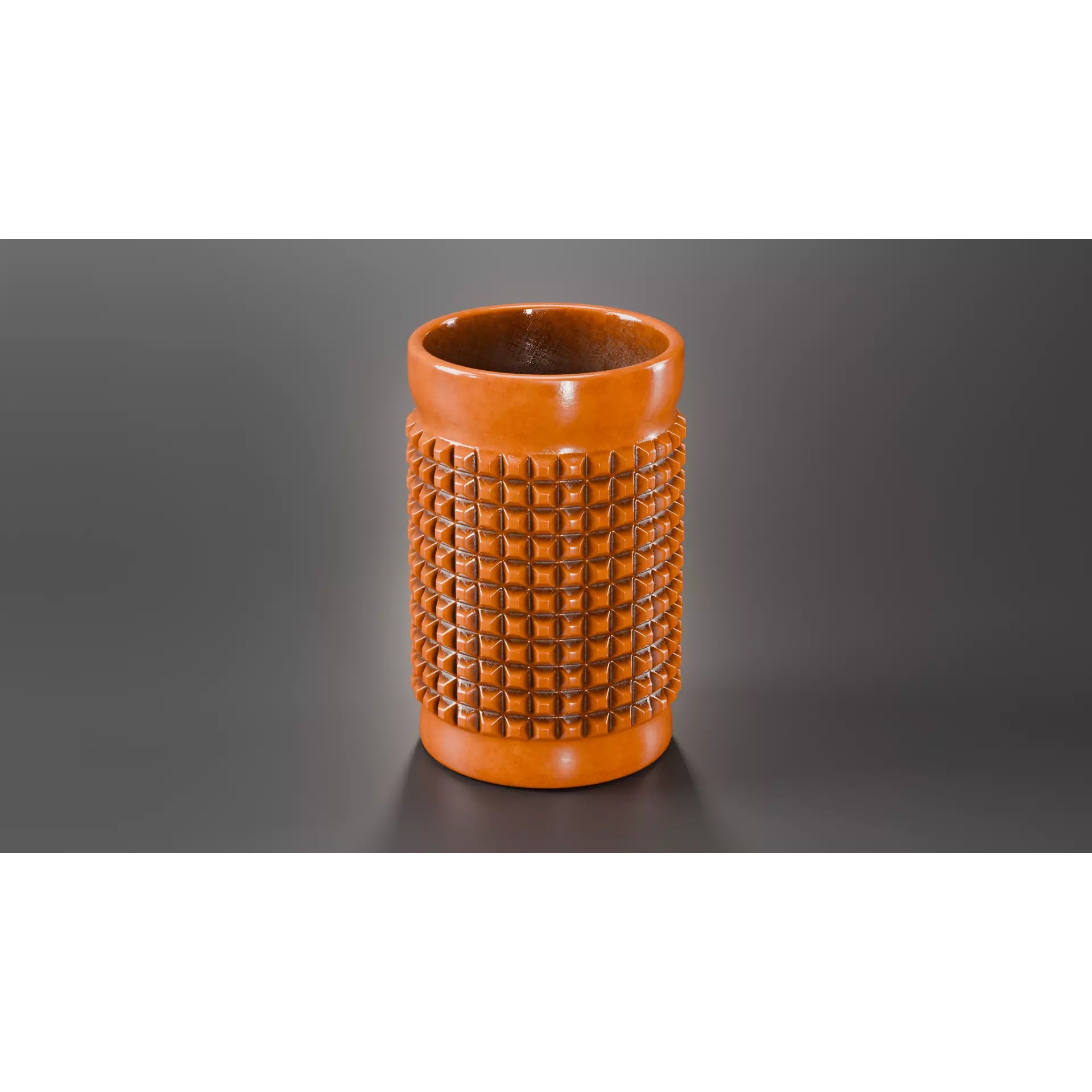 Faceted Design Cup 3D Model – High Poly PBR Kitchenware, FBX, Blender - View 3