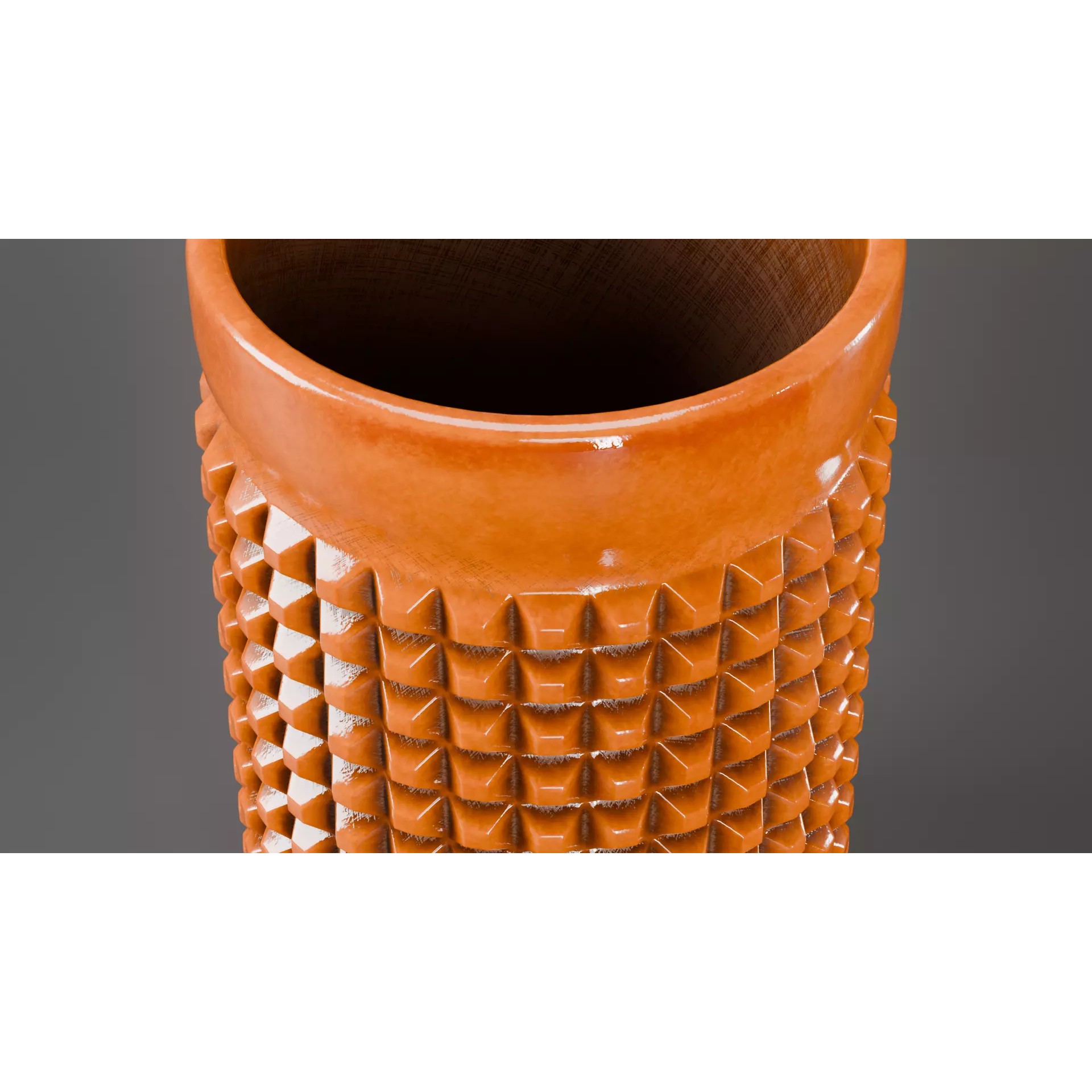 Faceted Design Cup 3D Model – High Poly PBR Kitchenware, FBX, Blender - View 7