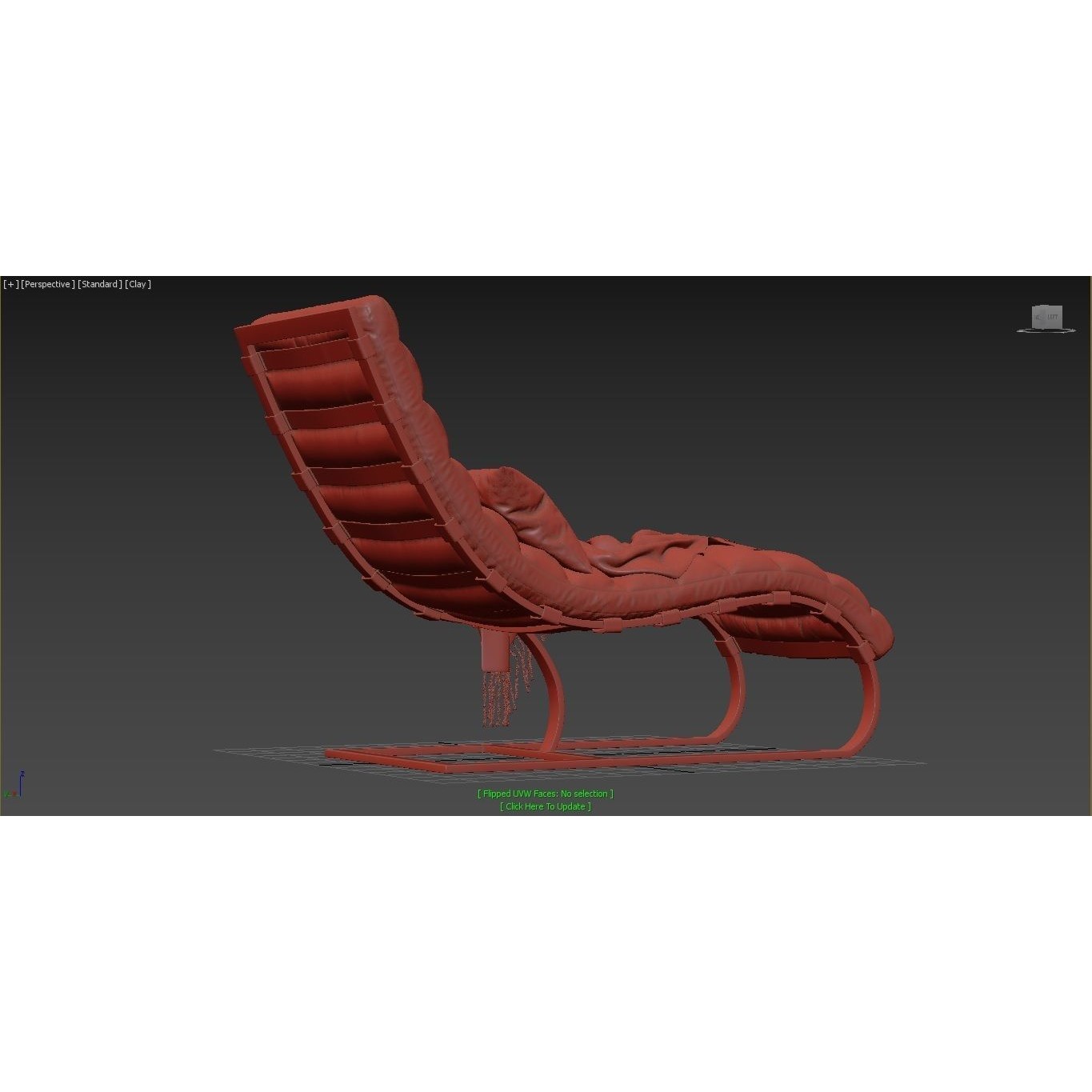RH Chaise Long Armchair 3D Model – High Poly PBR Furniture, FBX - View 10