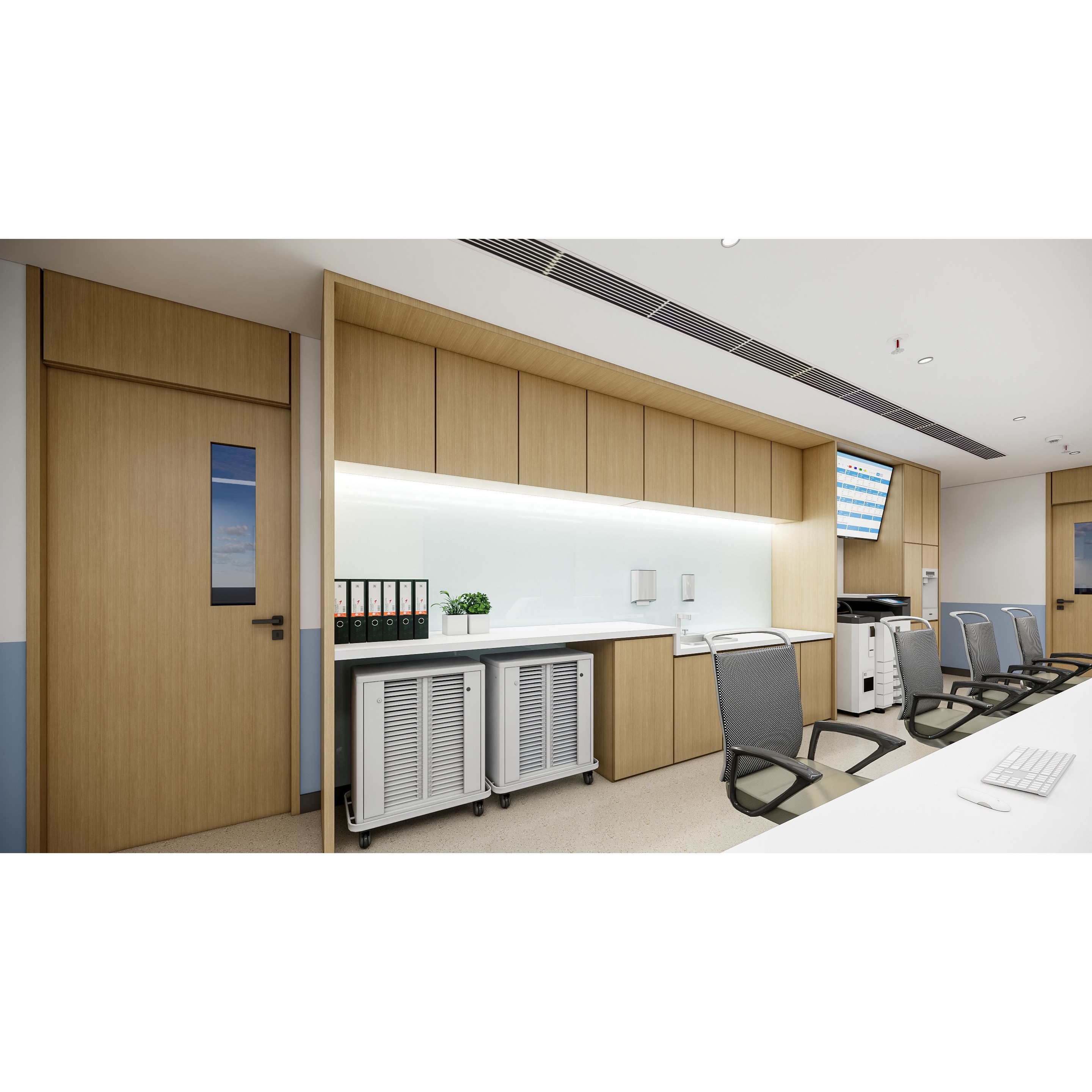 Hospital Lobby Reception Hall - Game-Ready 3D Model - View 10