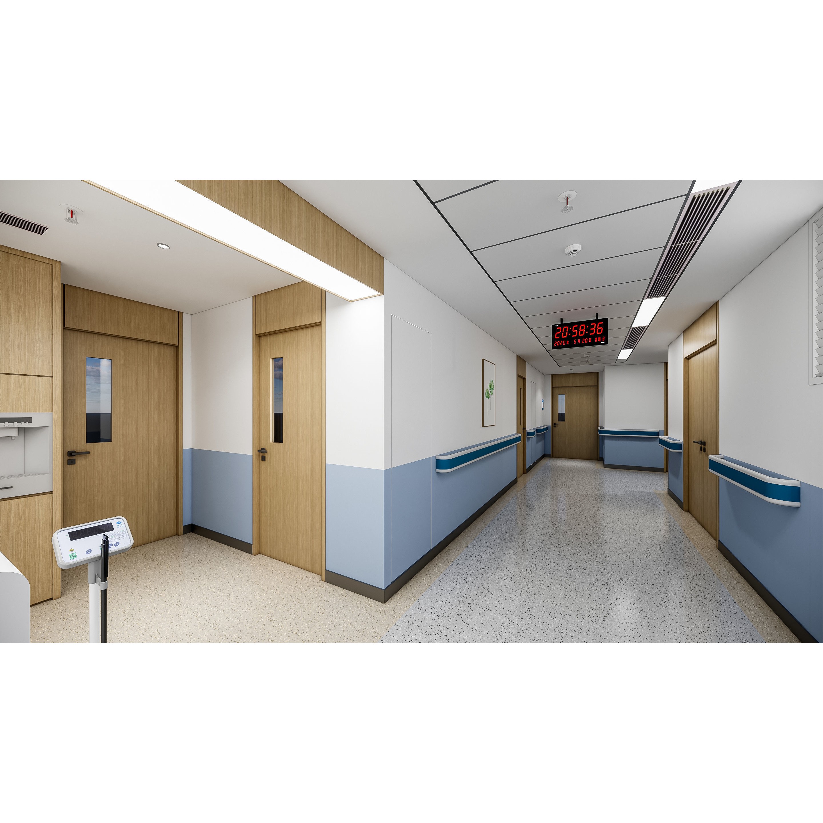 Hospital Lobby Reception Hall - Game-Ready 3D Model - View 18