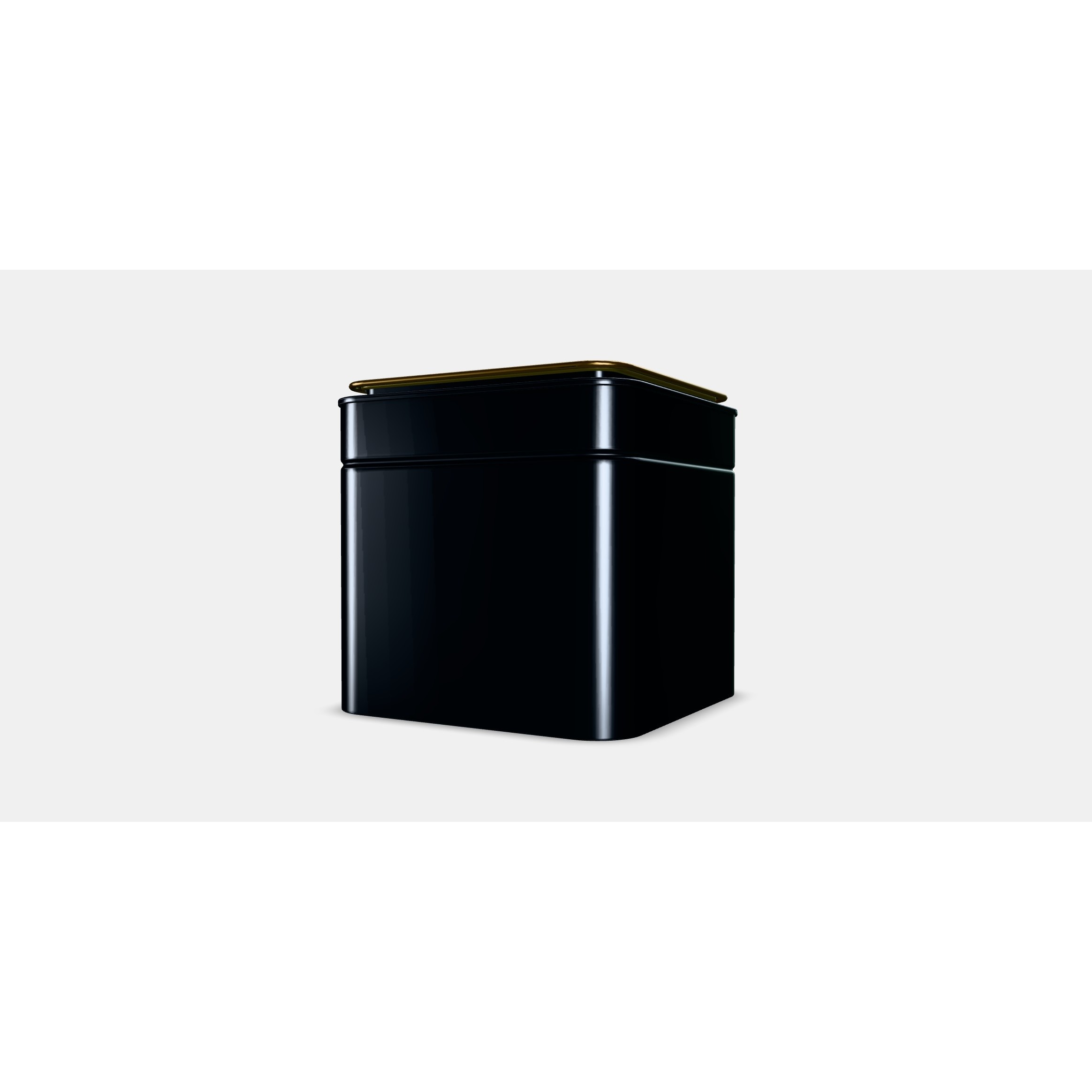 BLOMNING Coffee-Tea Tin 3D Model – Low Poly Kitchen Storage, FBX - View 4