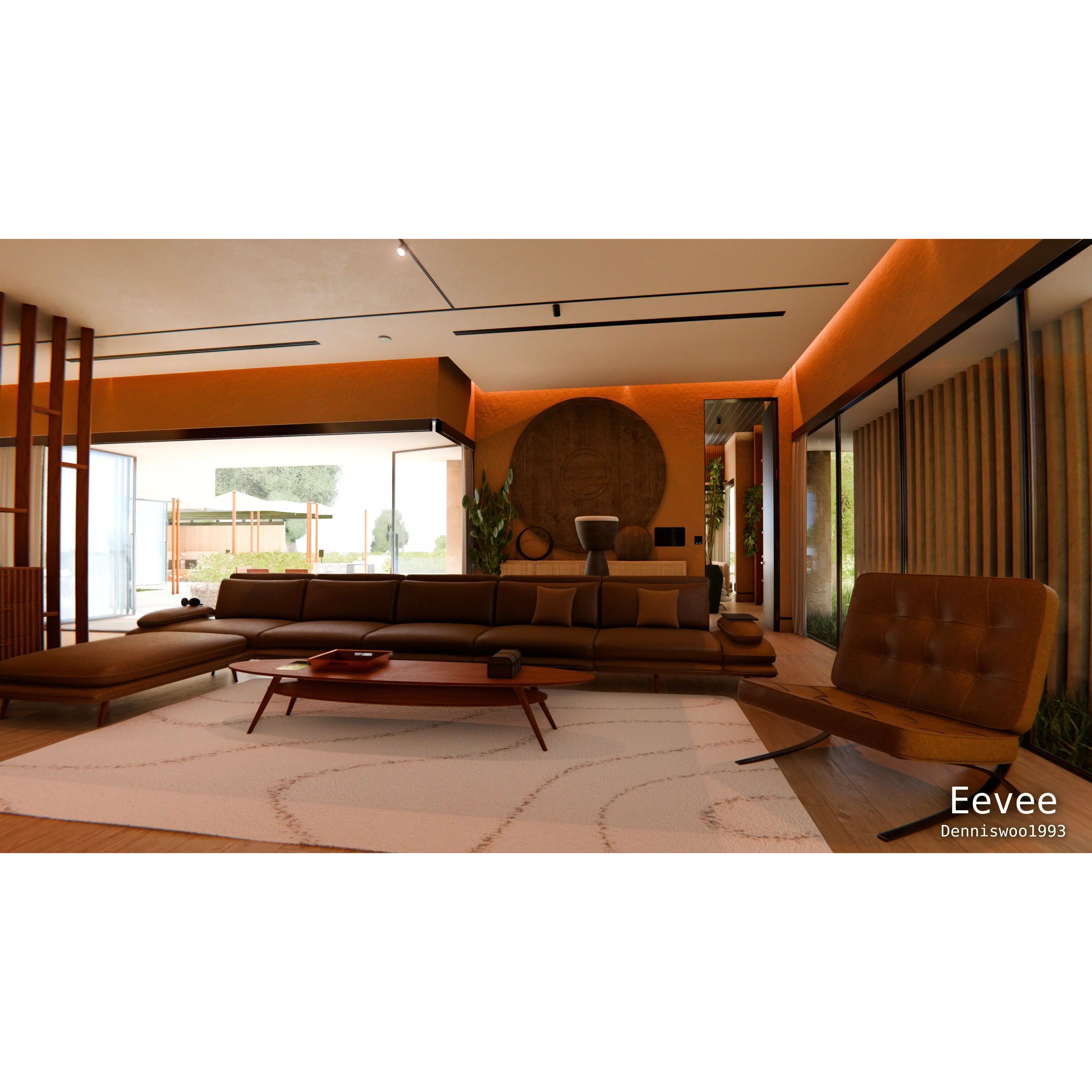Modern Modular House 3D Model – High Quality Villa for Blender, FBX - View 17
