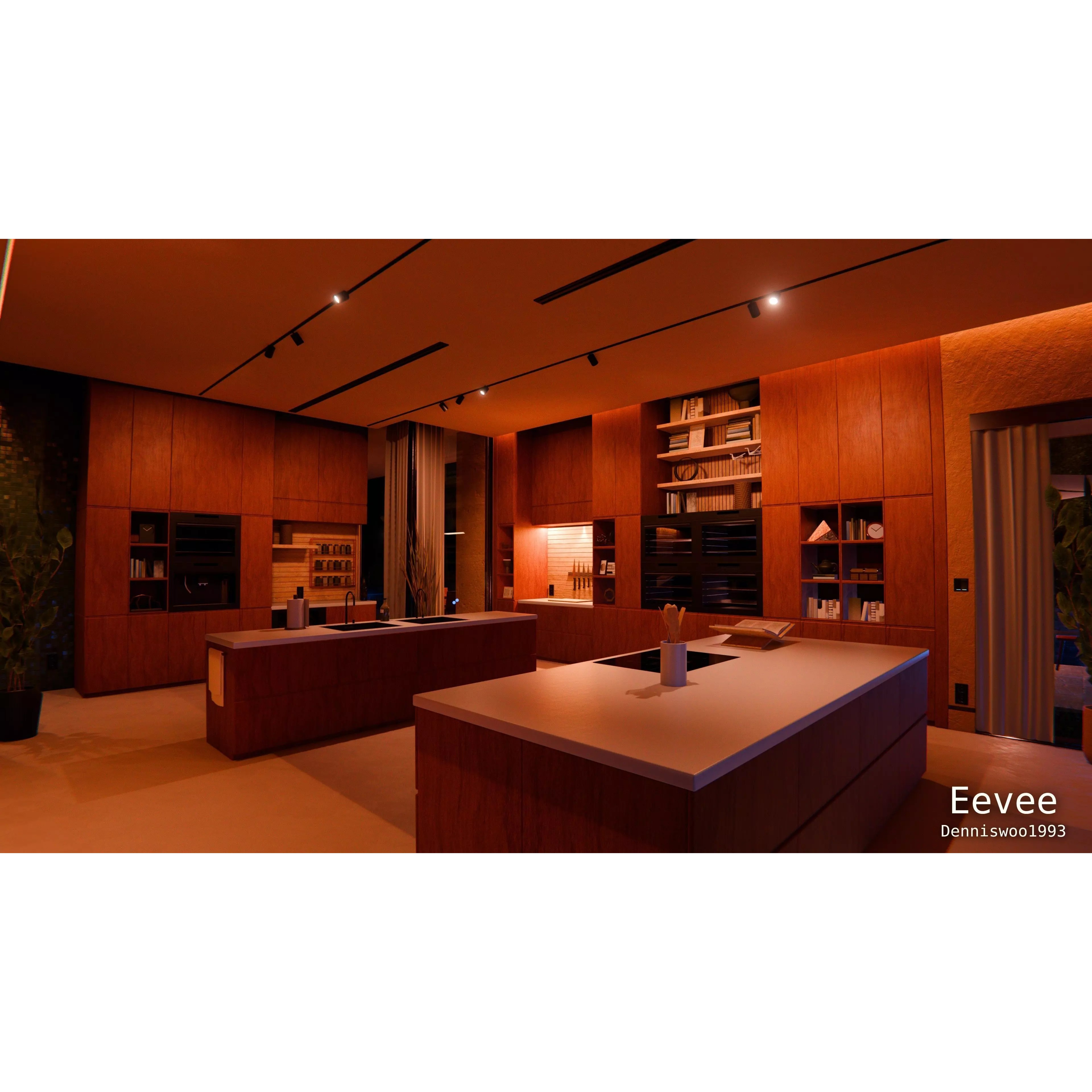 Modern Modular House 3D Model – High Quality Villa for Blender, FBX - View 19