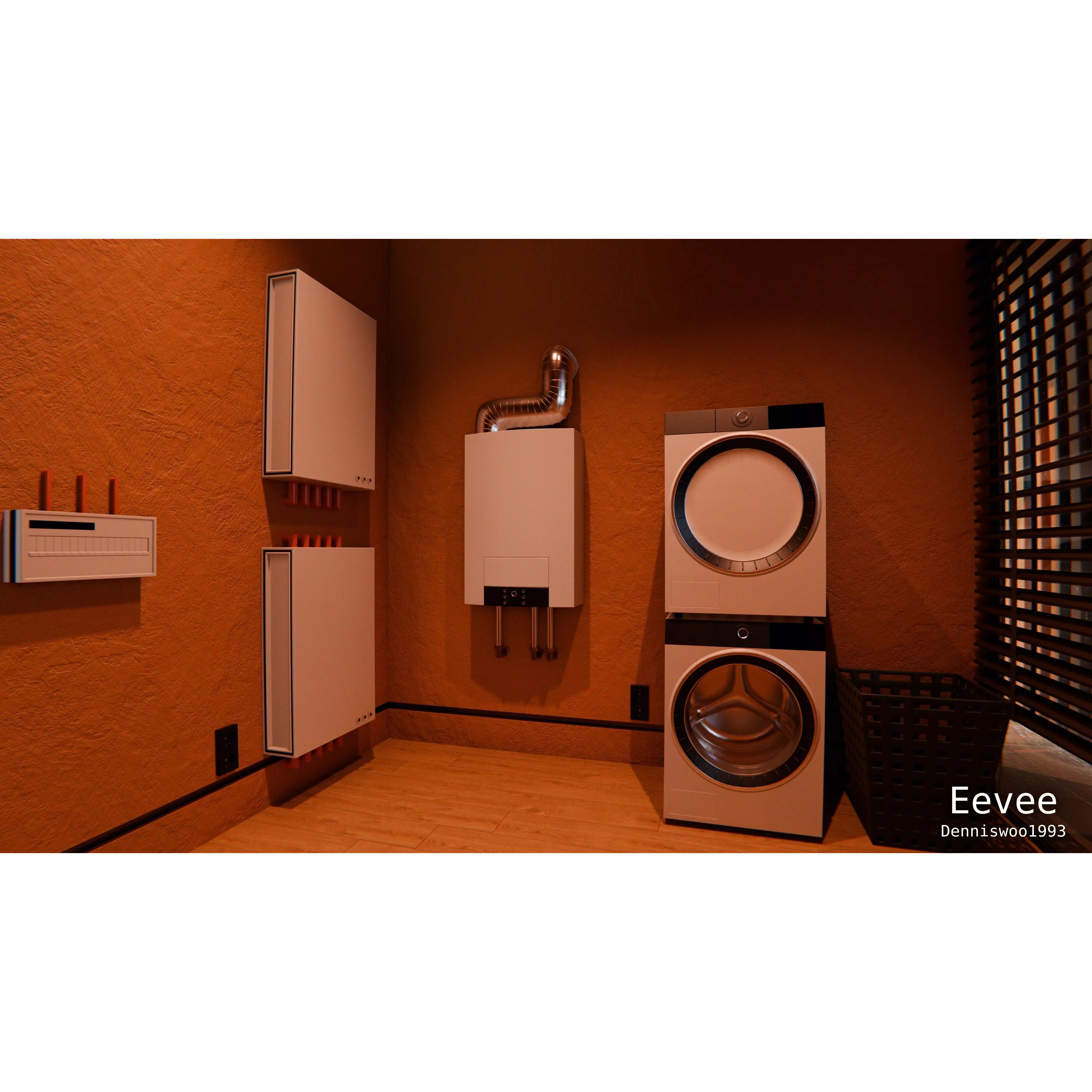 Modern Modular House 3D Model – High Quality Villa for Blender, FBX - View 20