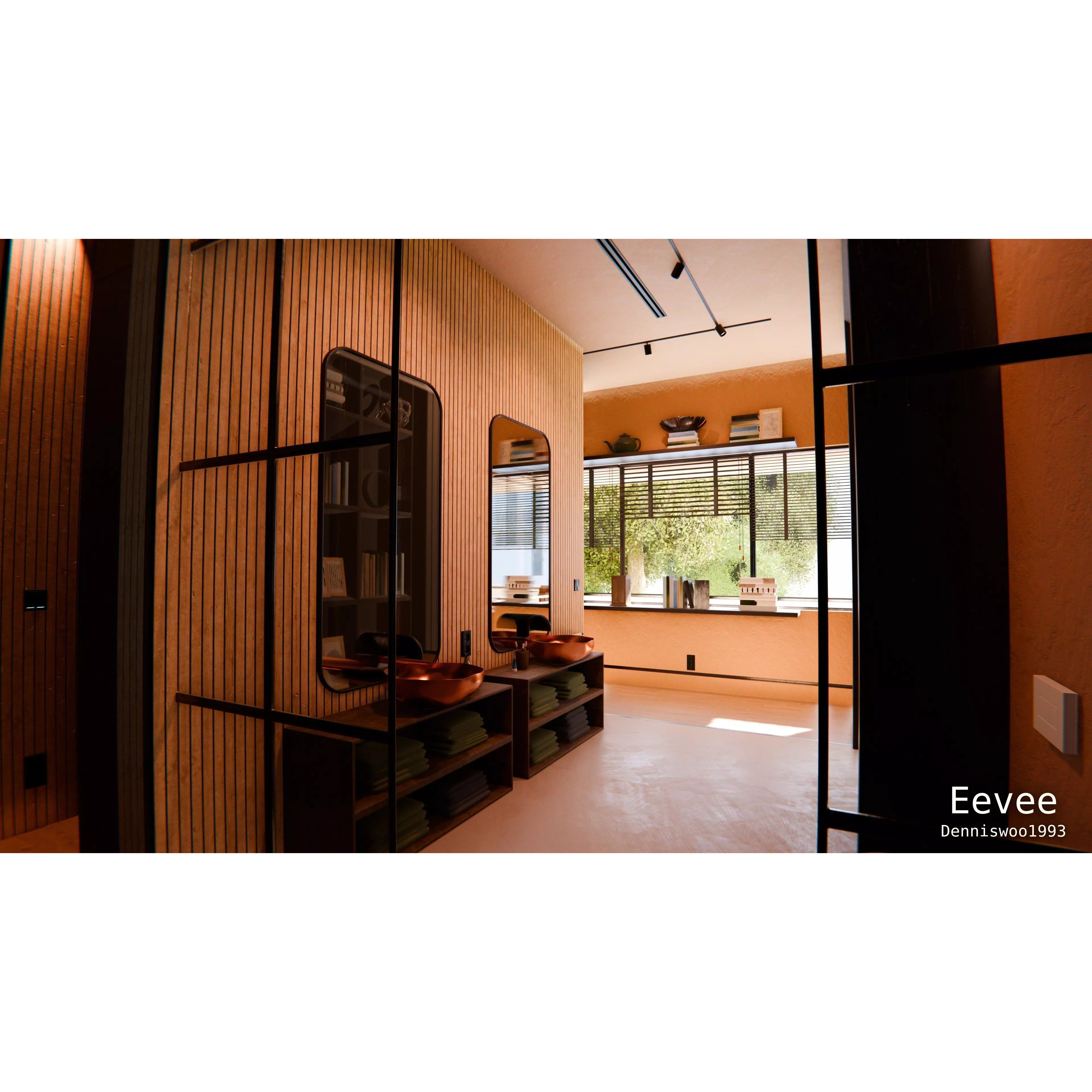 Modern Modular House 3D Model – High Quality Villa for Blender, FBX - View 21