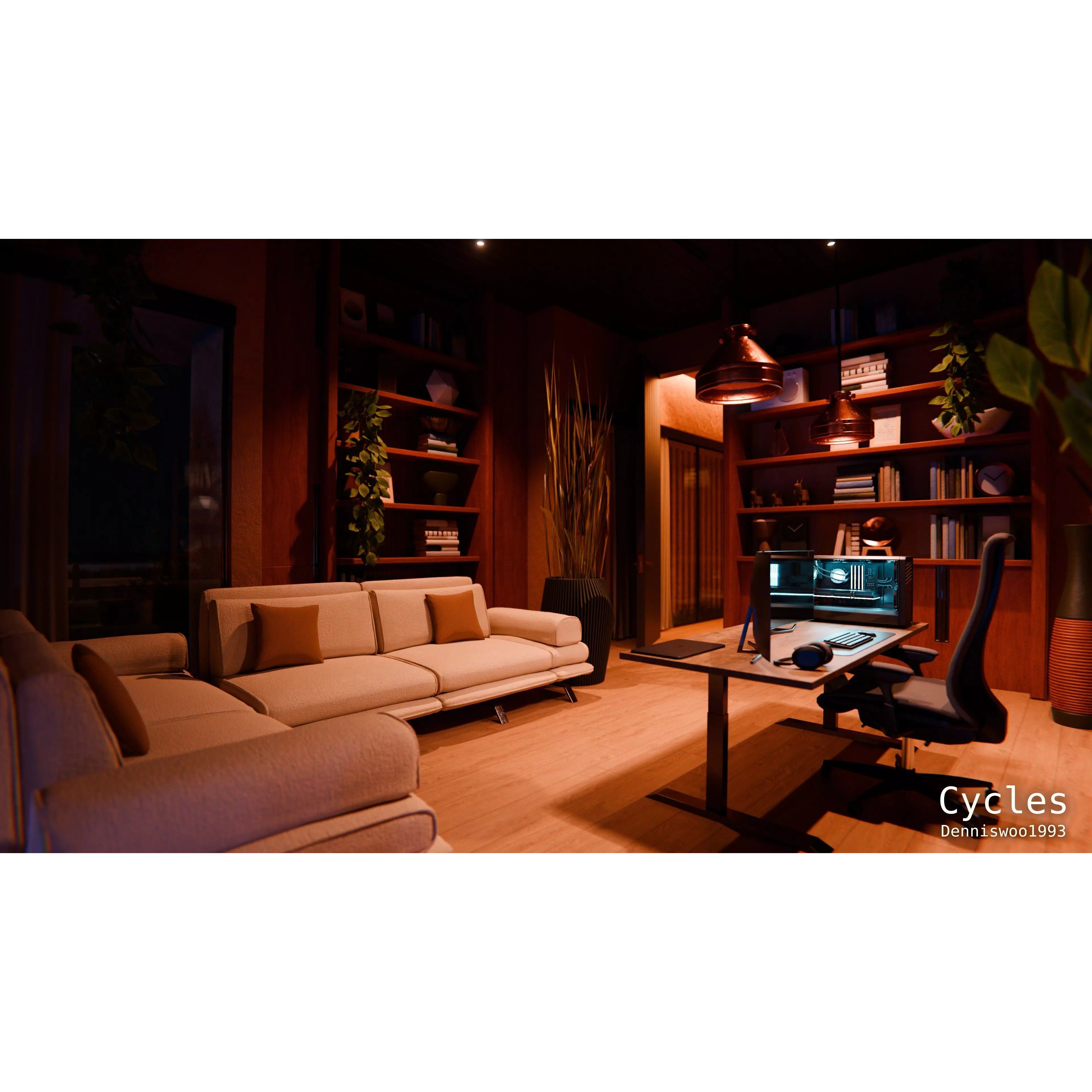 Modern Modular House 3D Model – High Quality Villa for Blender, FBX - View 5