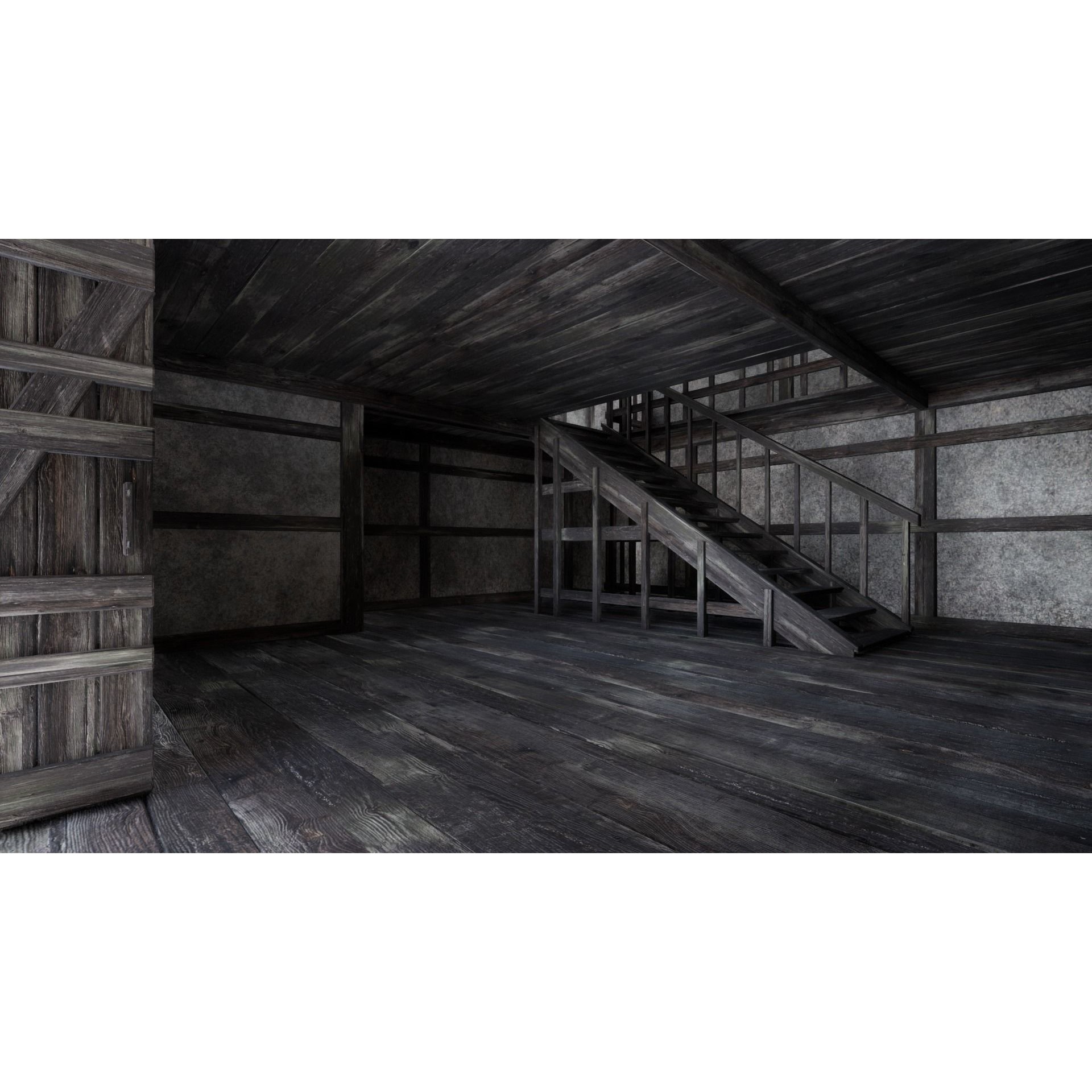 Medieval Builder House Interior Pack - Low-Poly Game-Ready 3D Model - View 5