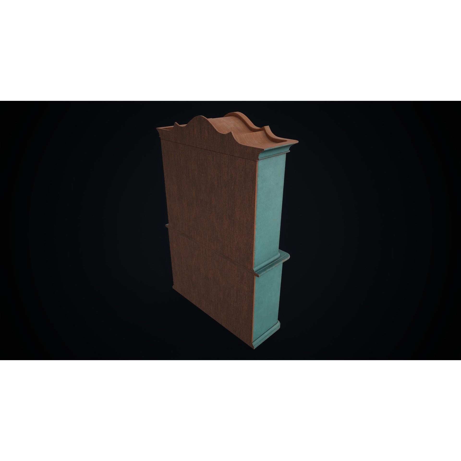 Vintage Buffet 3D Model – Low Poly Game Ready Asset, PBR Textures - View 15
