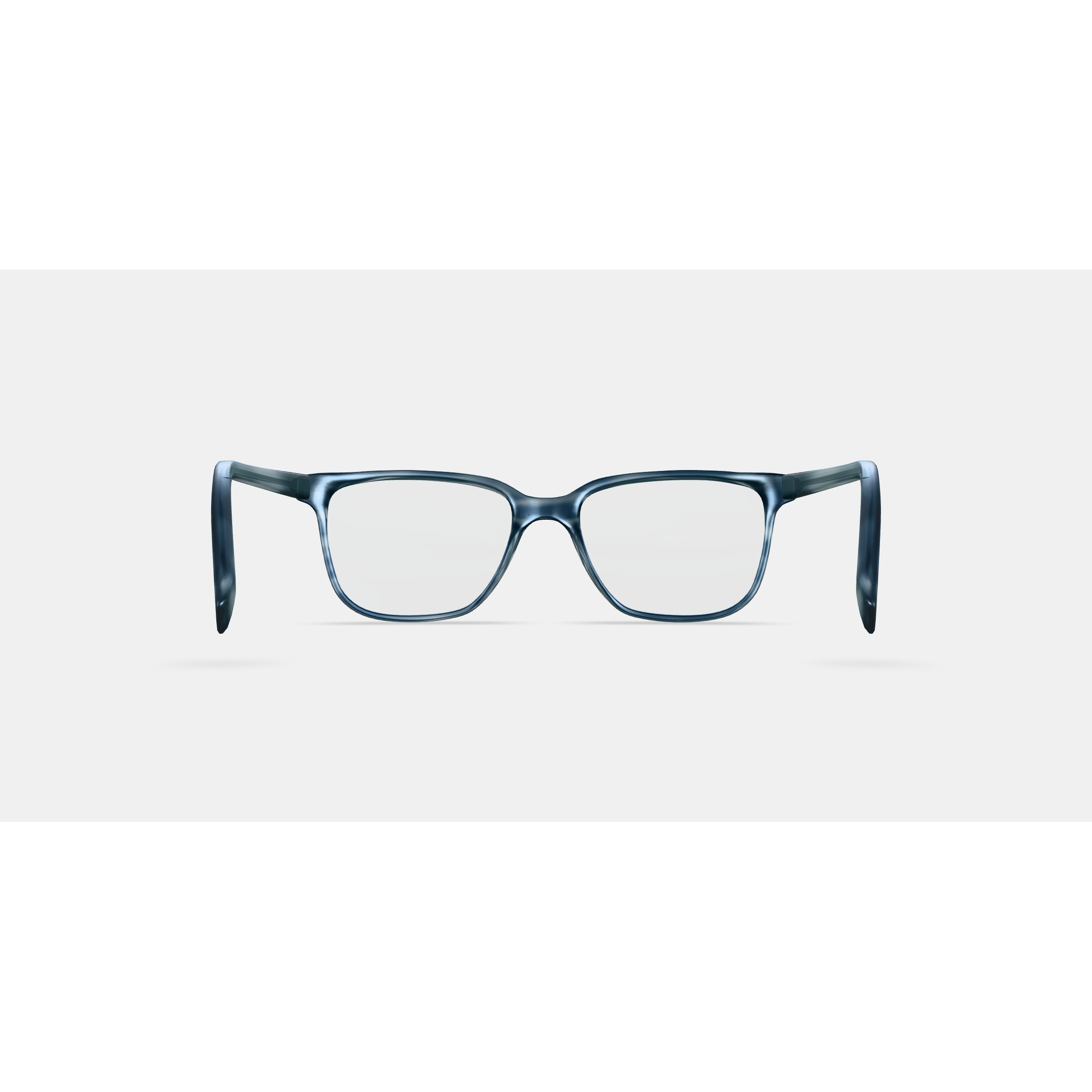 Hayden Low Bridge Fit Eyeglasses 3D Model – Stylish Striped Pacific Design