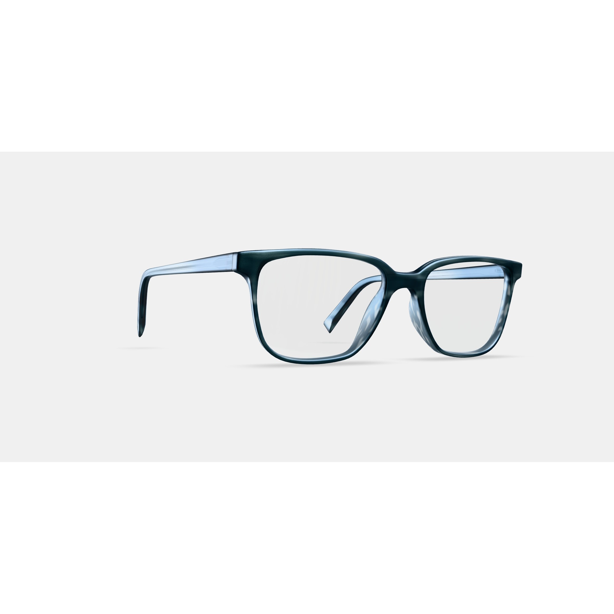 Hayden Low Bridge Fit Eyeglasses 3D Model – Stylish Striped Pacific Design - View 11