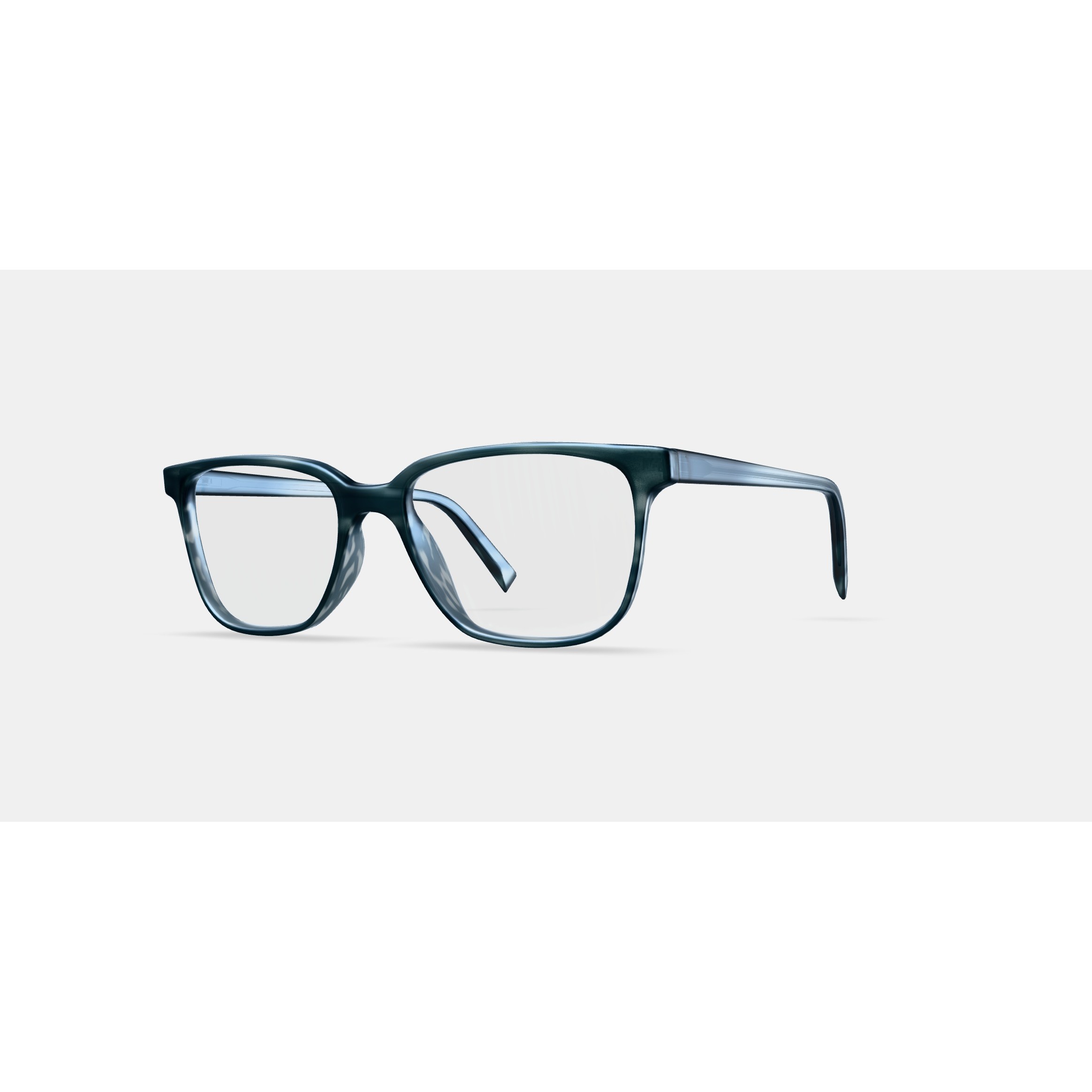 Hayden Low Bridge Fit Eyeglasses 3D Model – Stylish Striped Pacific Design - View 15