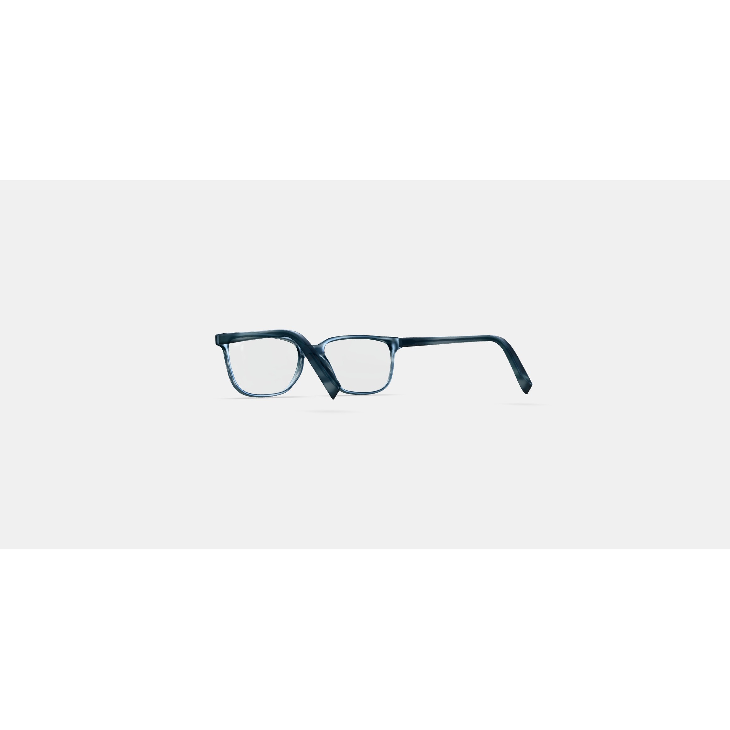 Hayden Low Bridge Fit Eyeglasses 3D Model – Stylish Striped Pacific Design - View 16