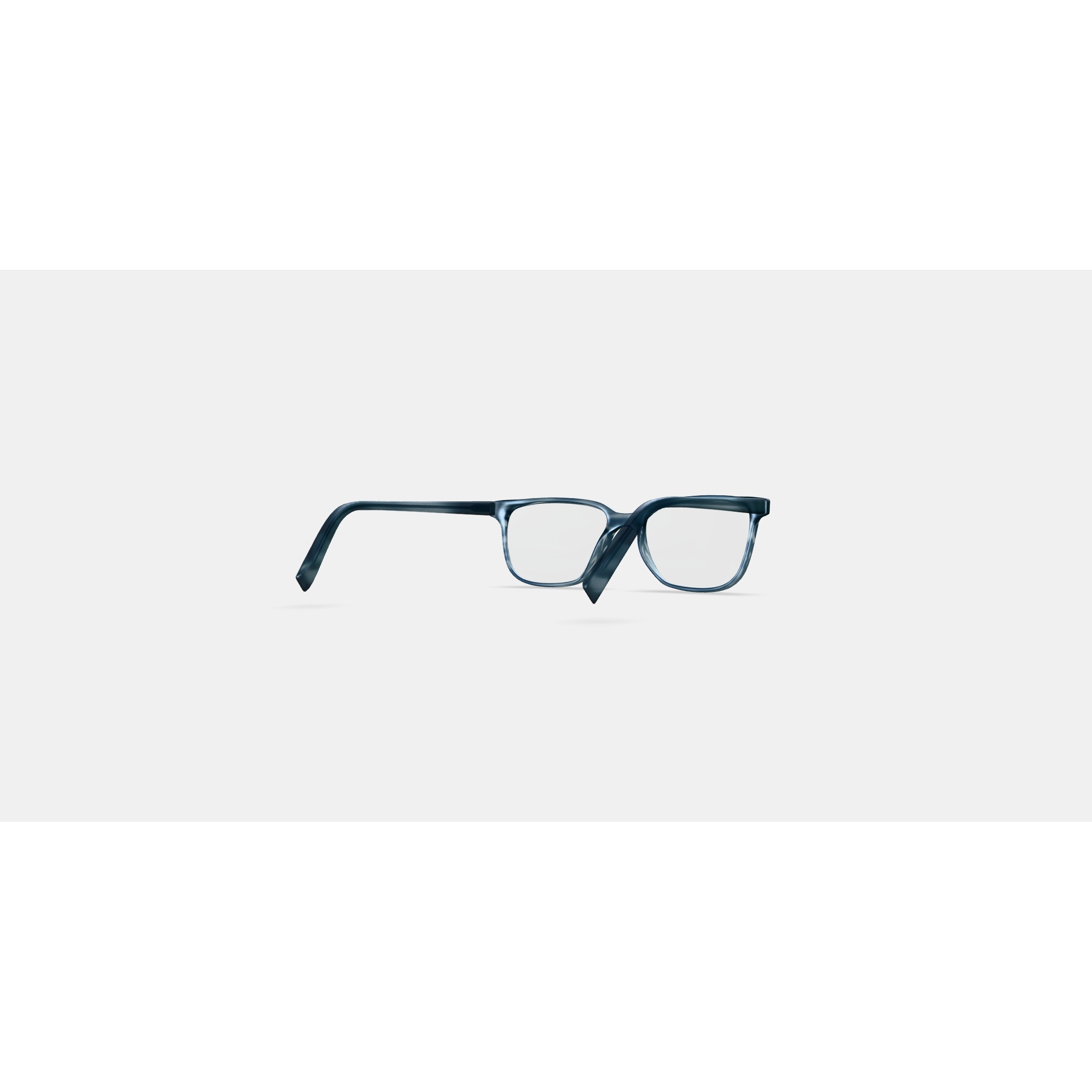 Hayden Low Bridge Fit Eyeglasses 3D Model – Stylish Striped Pacific Design - View 6