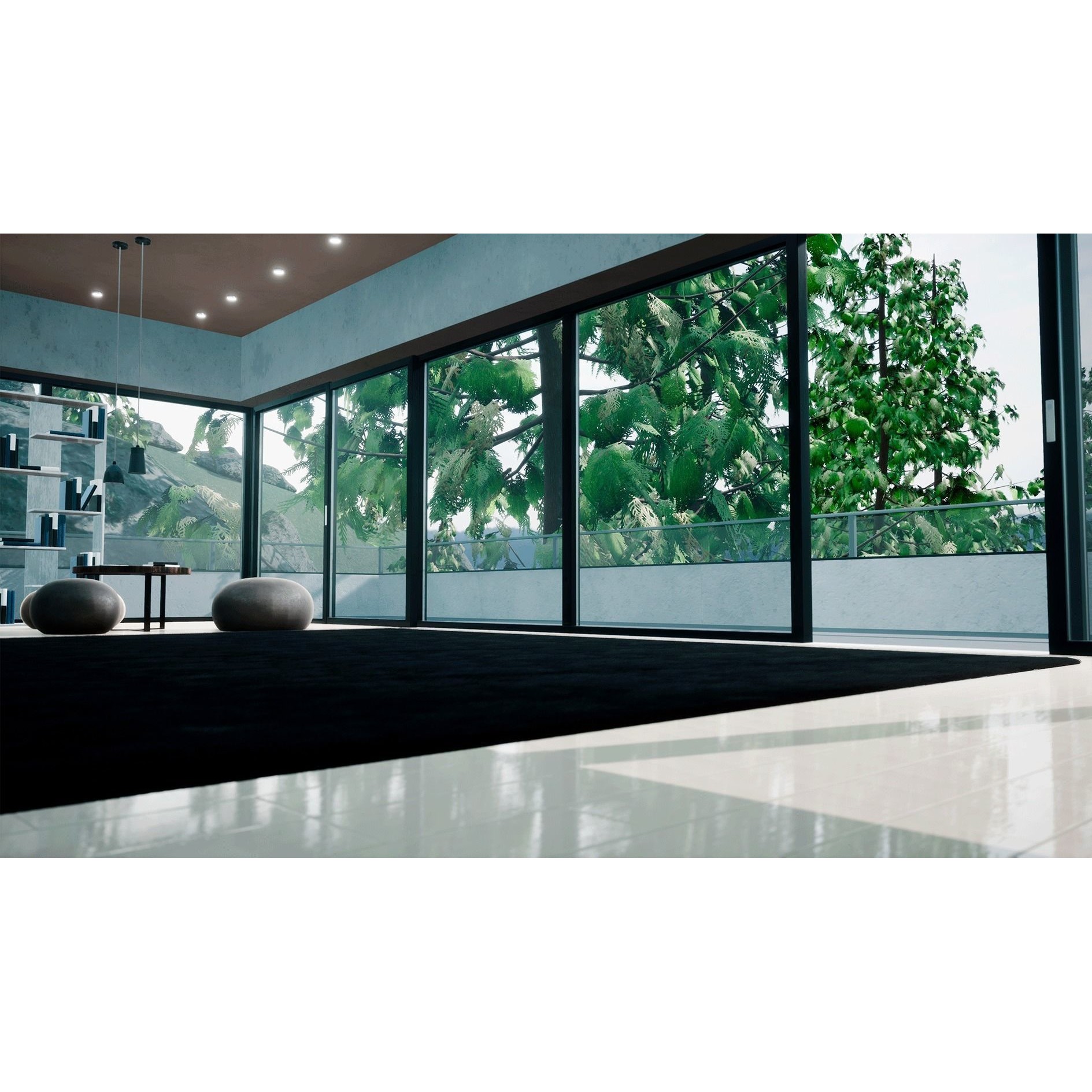 Modern House 3D Model – Game Ready Interior with PBR Textures, FBX - View 10