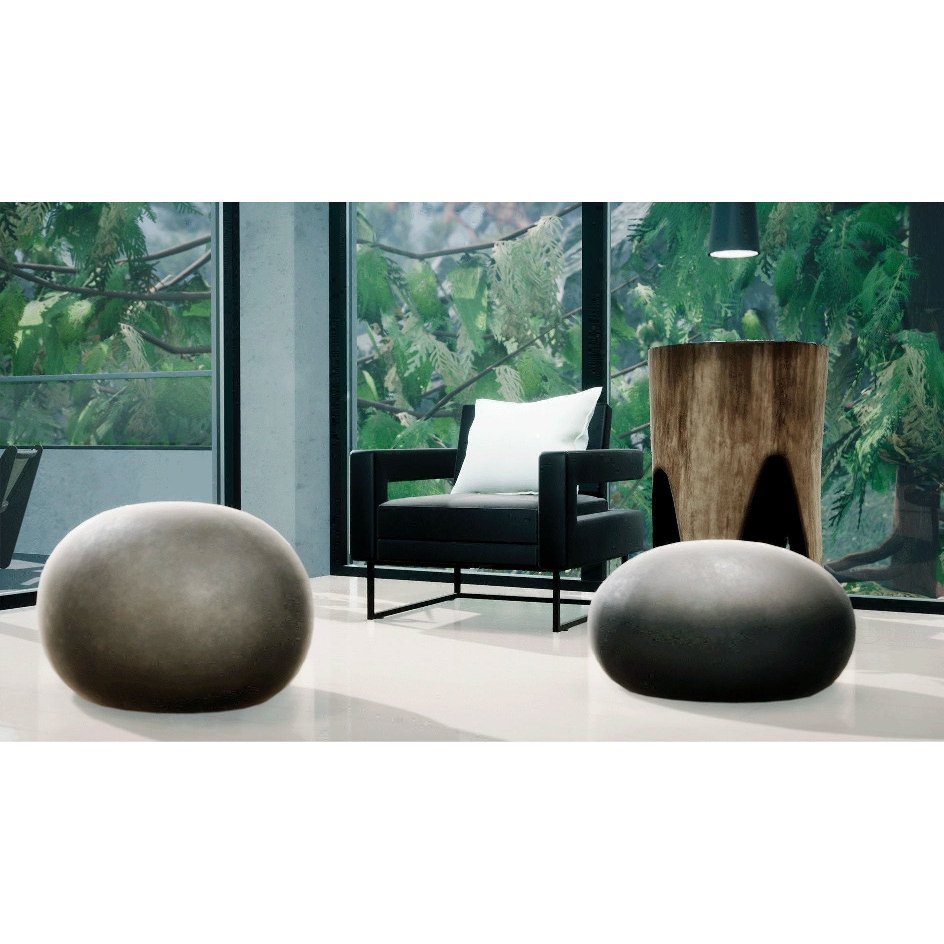 Modern House 3D Model – Game Ready Interior with PBR Textures, FBX - View 13