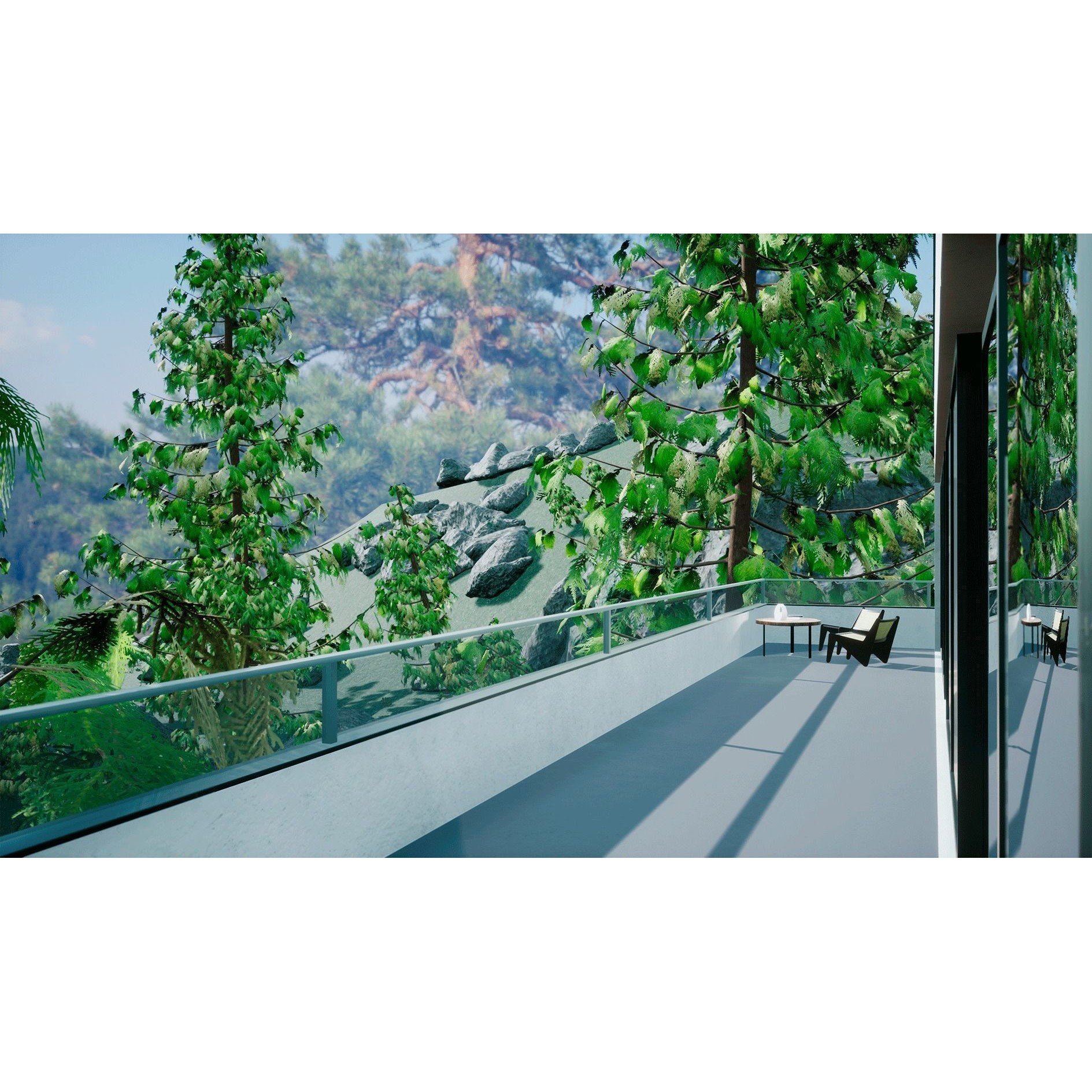 Modern House 3D Model – Game Ready Interior with PBR Textures, FBX - View 4