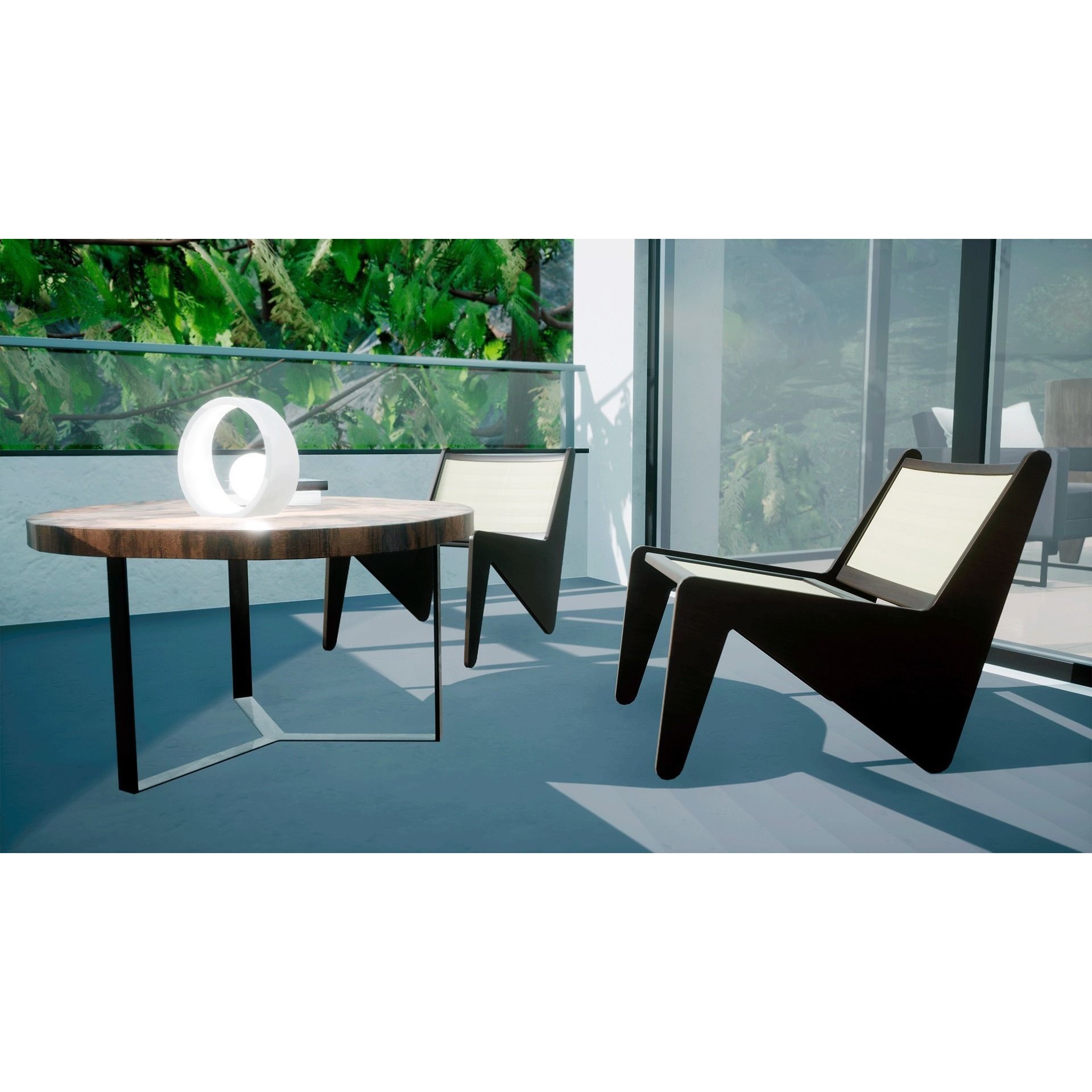 Modern House 3D Model – Game Ready Interior with PBR Textures, FBX - View 6