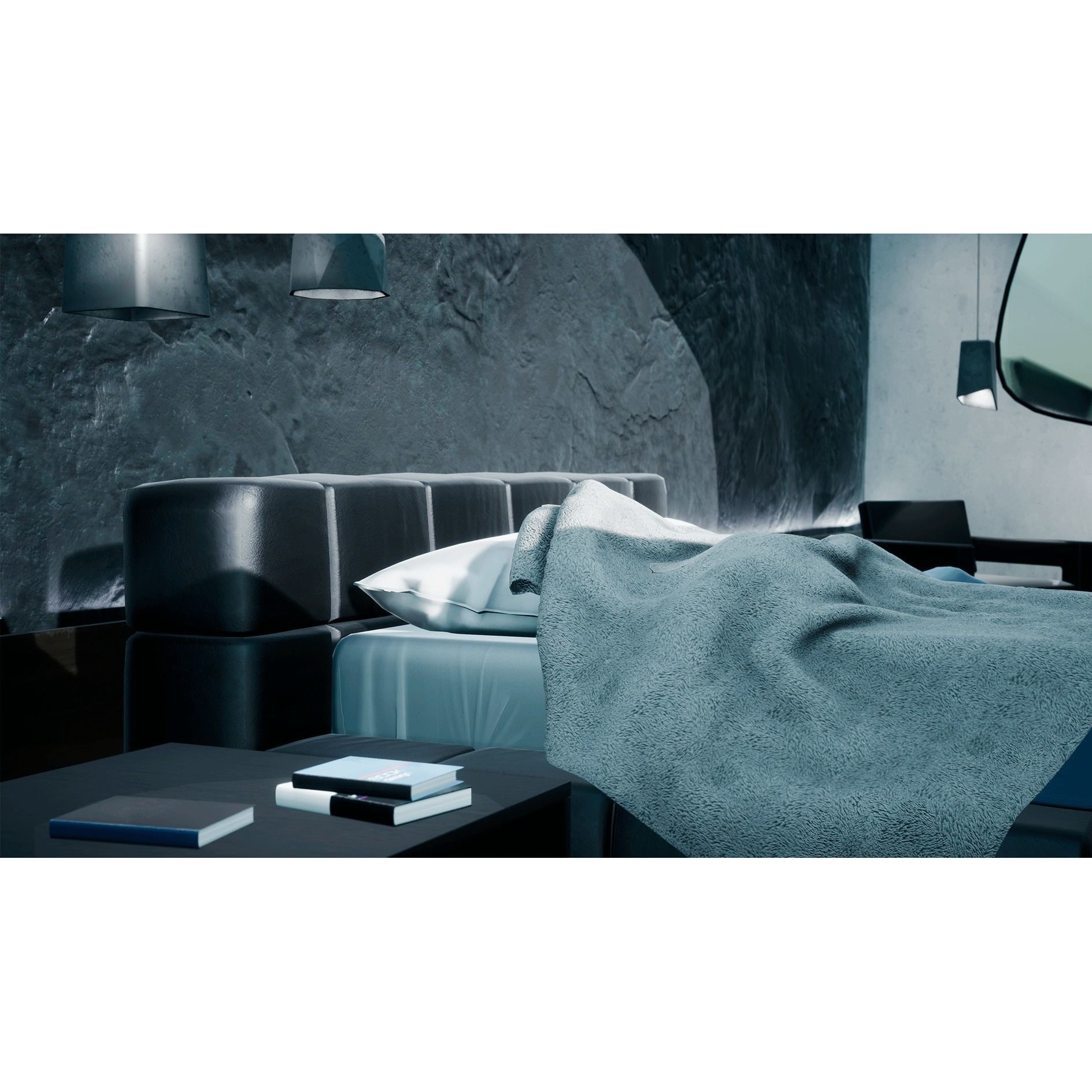 Modern House 3D Model – Game Ready Interior with PBR Textures, FBX - View 7