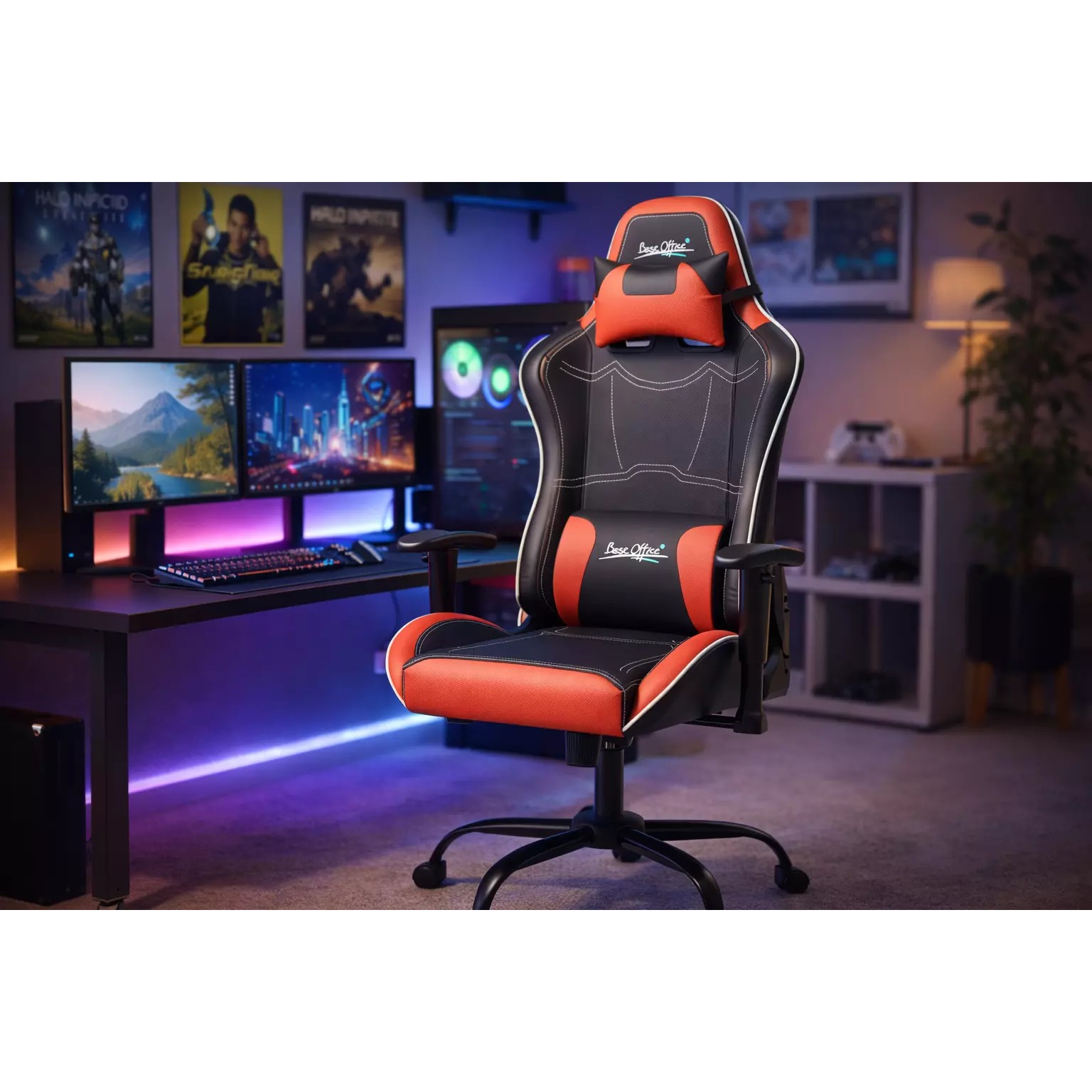 Ergonomic Gaming Chair - Game-Ready 3D Model - View 2