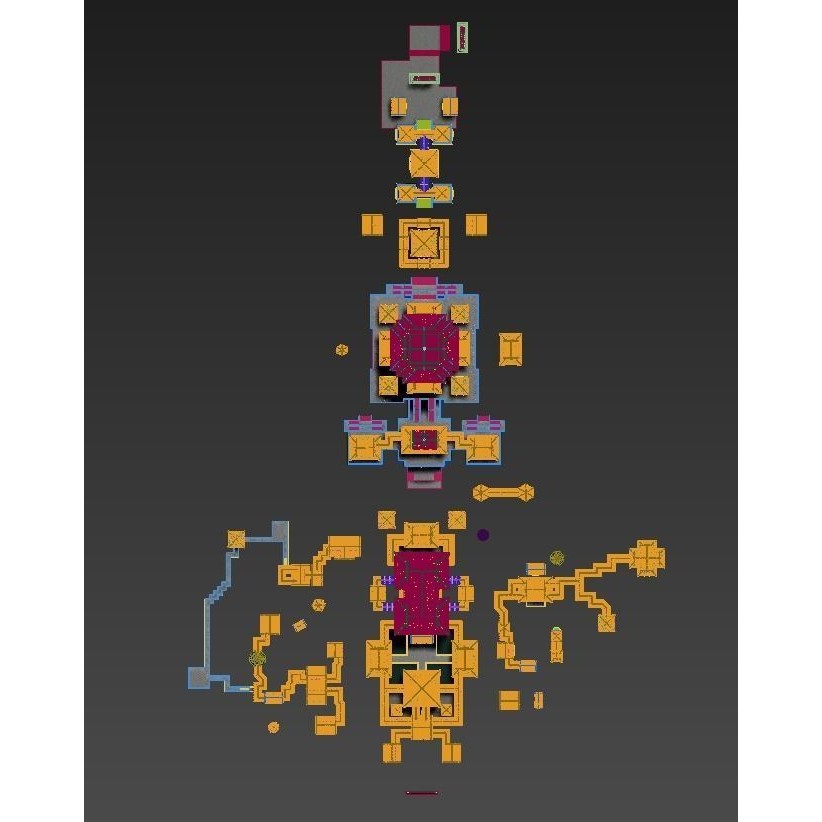 Ancient Chinese Architecture 3D Model – Detailed Palatial Structures, FBX, OBJ