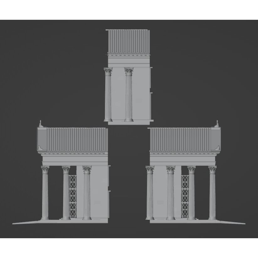 Ancient Greece Temple - Low-Poly Game-Ready 3D Model