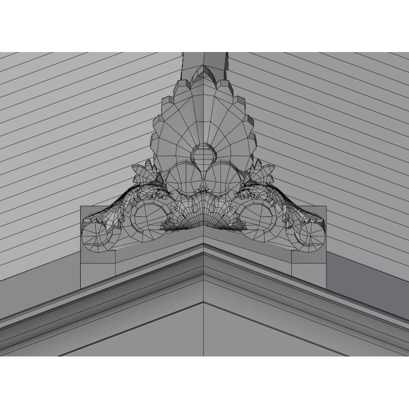 Ancient Greece Temple - Low-Poly Game-Ready 3D Model - View 17