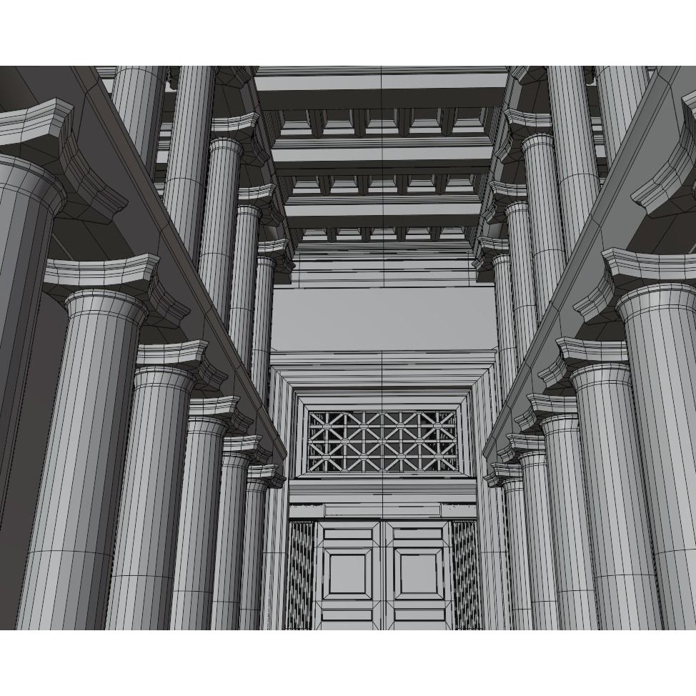 Ancient Greece Temple - Low-Poly Game-Ready 3D Model - View 18