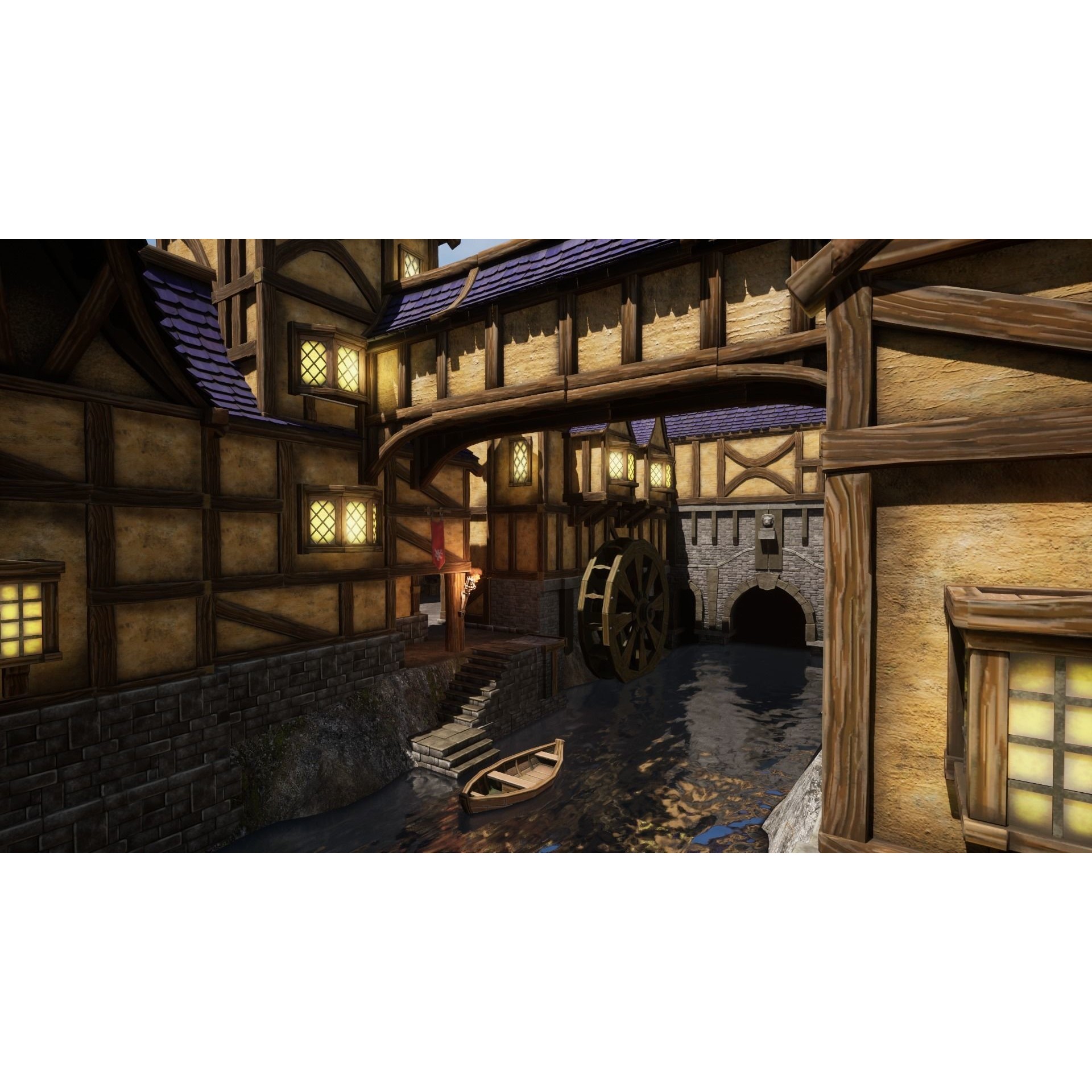 Medieval Castles & Towns 3D Model – Modular Kitbash Pack for Blender & UE5 - View 22