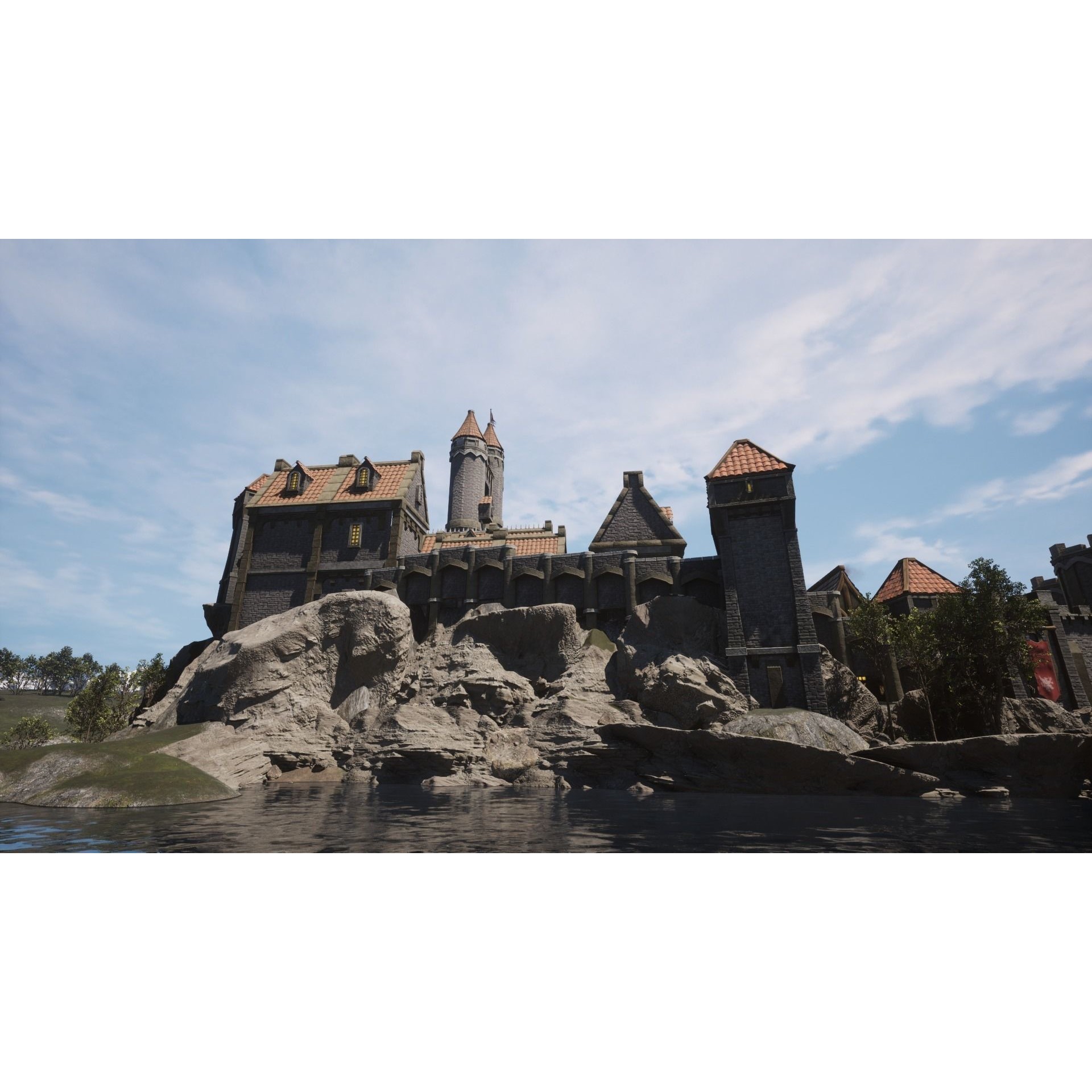 Medieval Castles & Towns 3D Model – Modular Kitbash Pack for Blender & UE5 - View 24