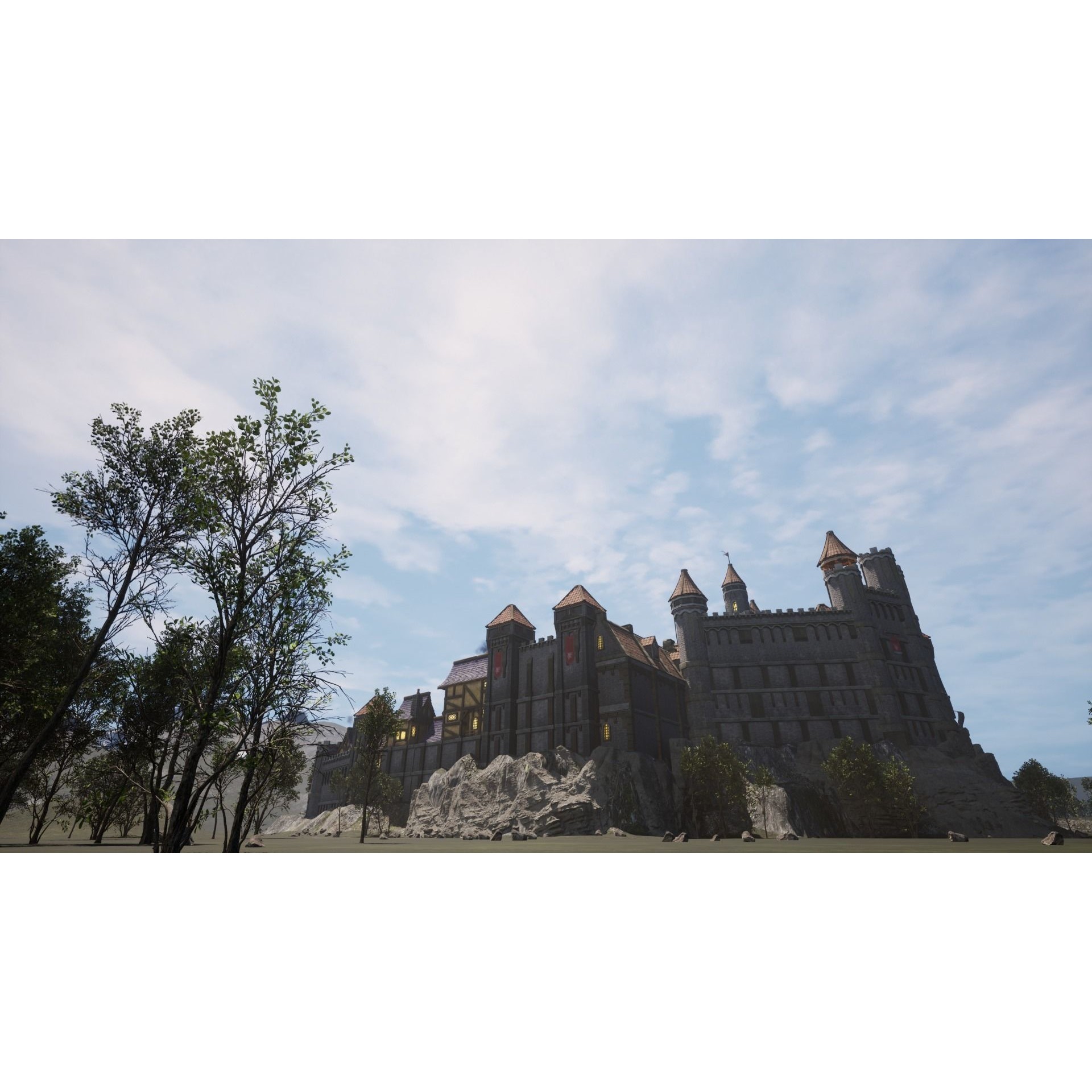 Medieval Castles & Towns 3D Model – Modular Kitbash Pack for Blender & UE5 - View 27