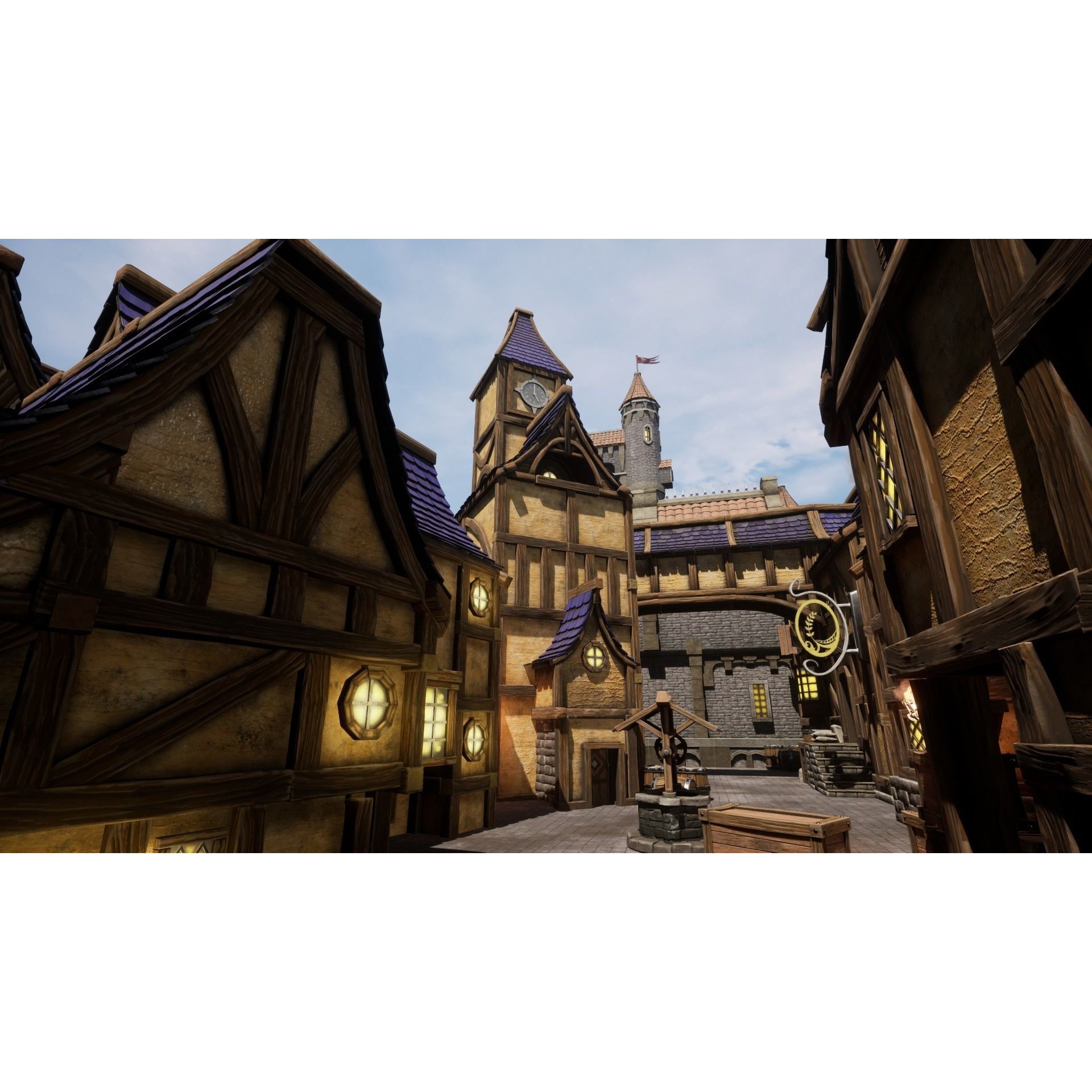 Medieval Castles & Towns 3D Model – Modular Kitbash Pack for Blender & UE5 - View 29