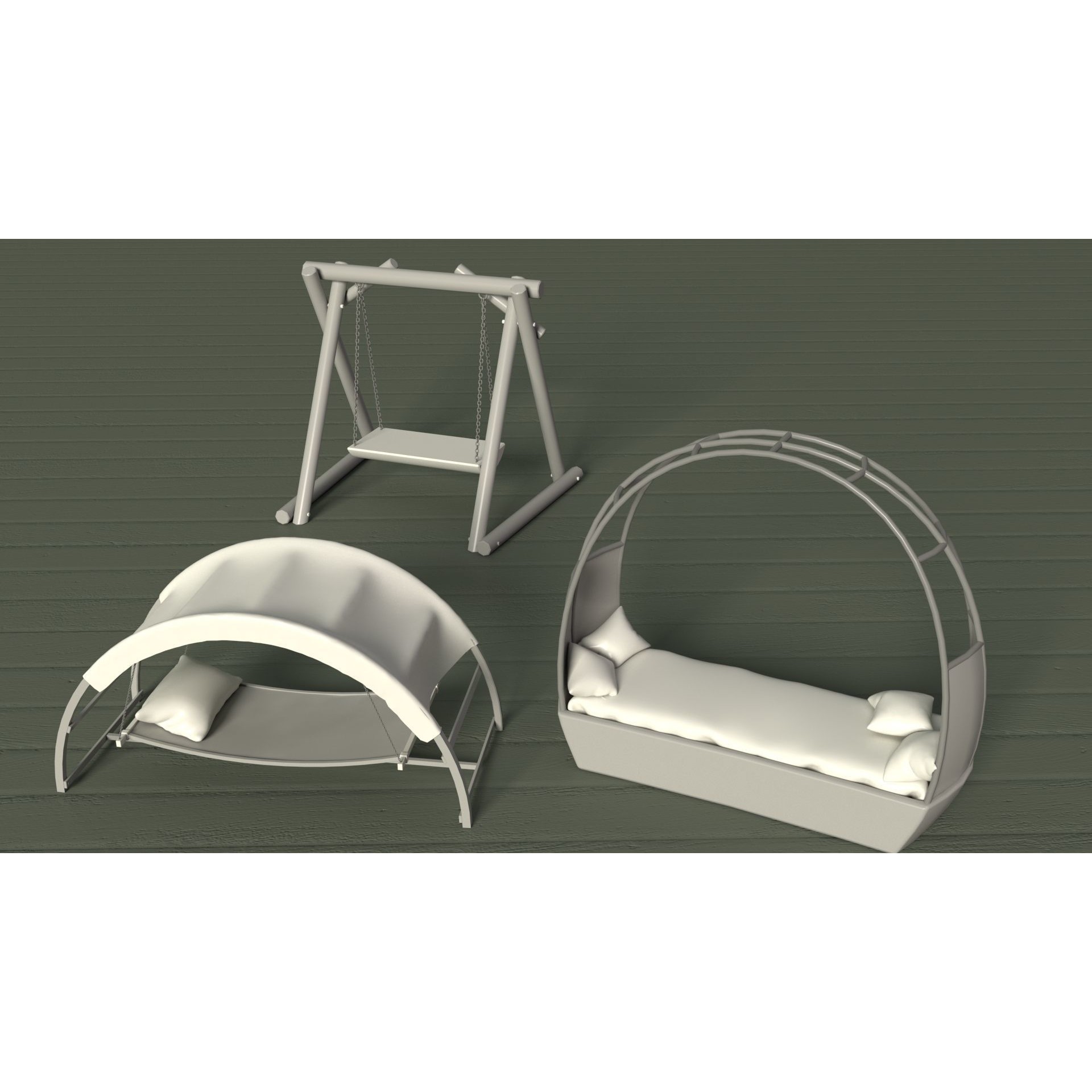 Environment Props 3D Model – Low Poly Collection of 101 Assets, FBX/OBJ - View 14