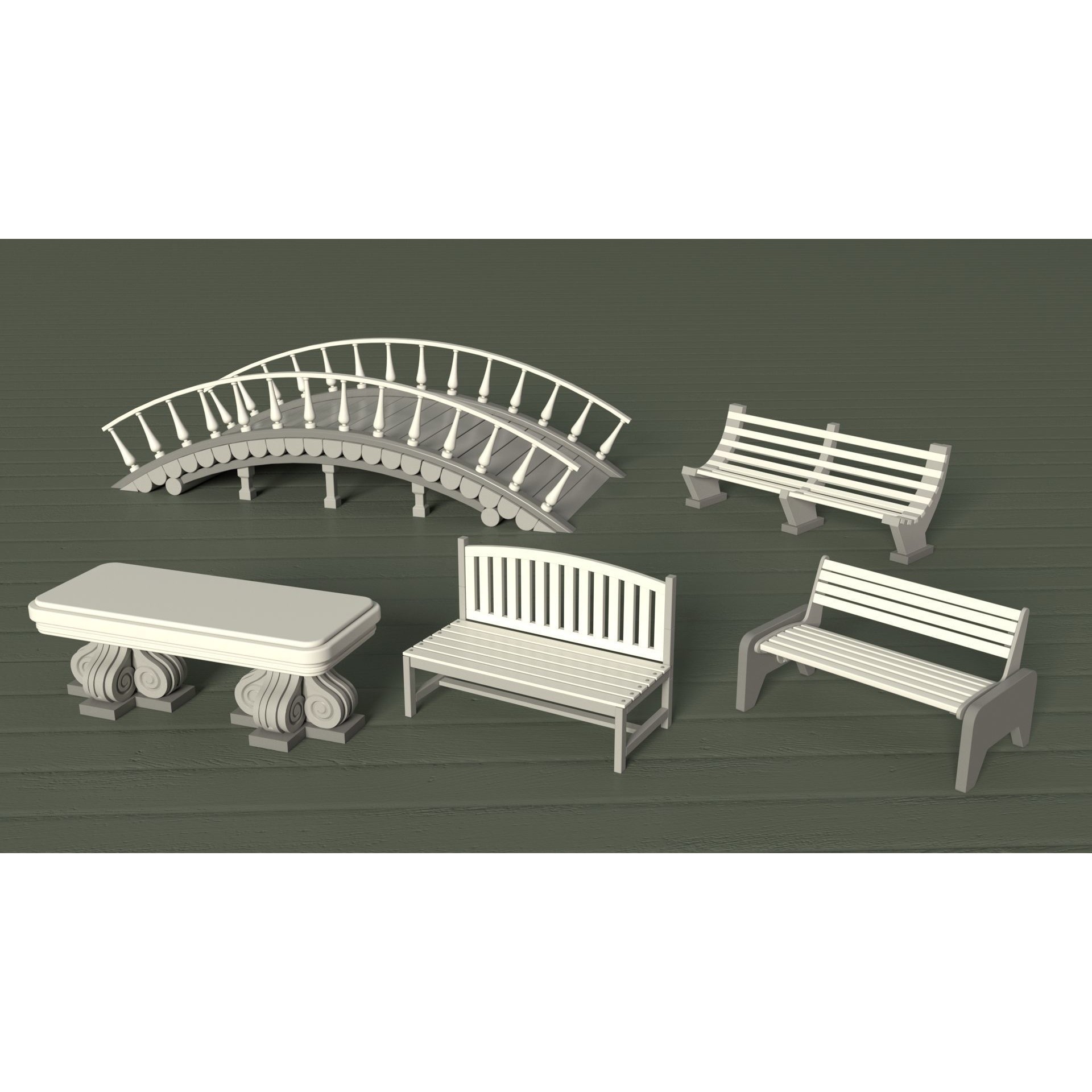 Environment Props 3D Model – Low Poly Collection of 101 Assets, FBX/OBJ - View 20